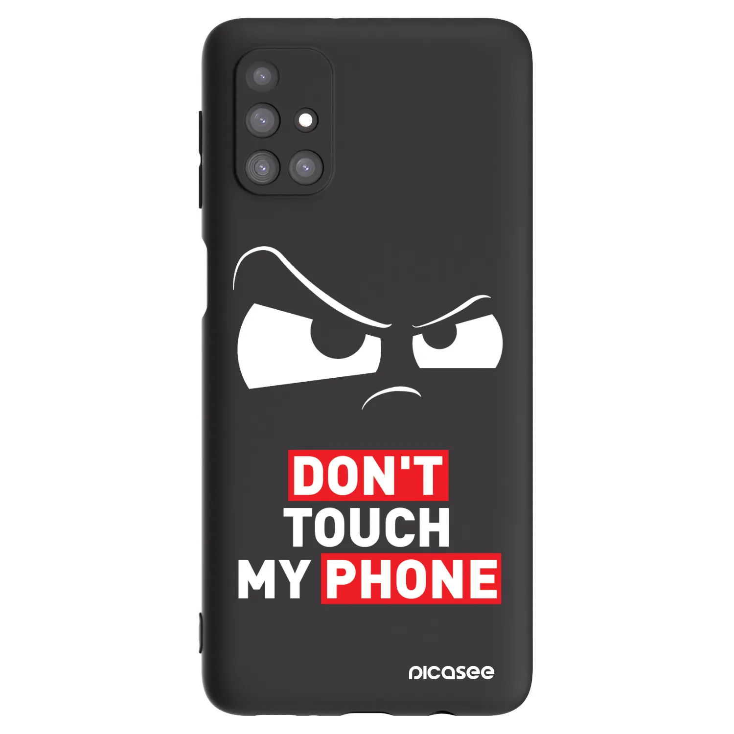 Picasee silikonski črni ovitek za Samsung Galaxy M31s - Cloudy Eye - Transparent