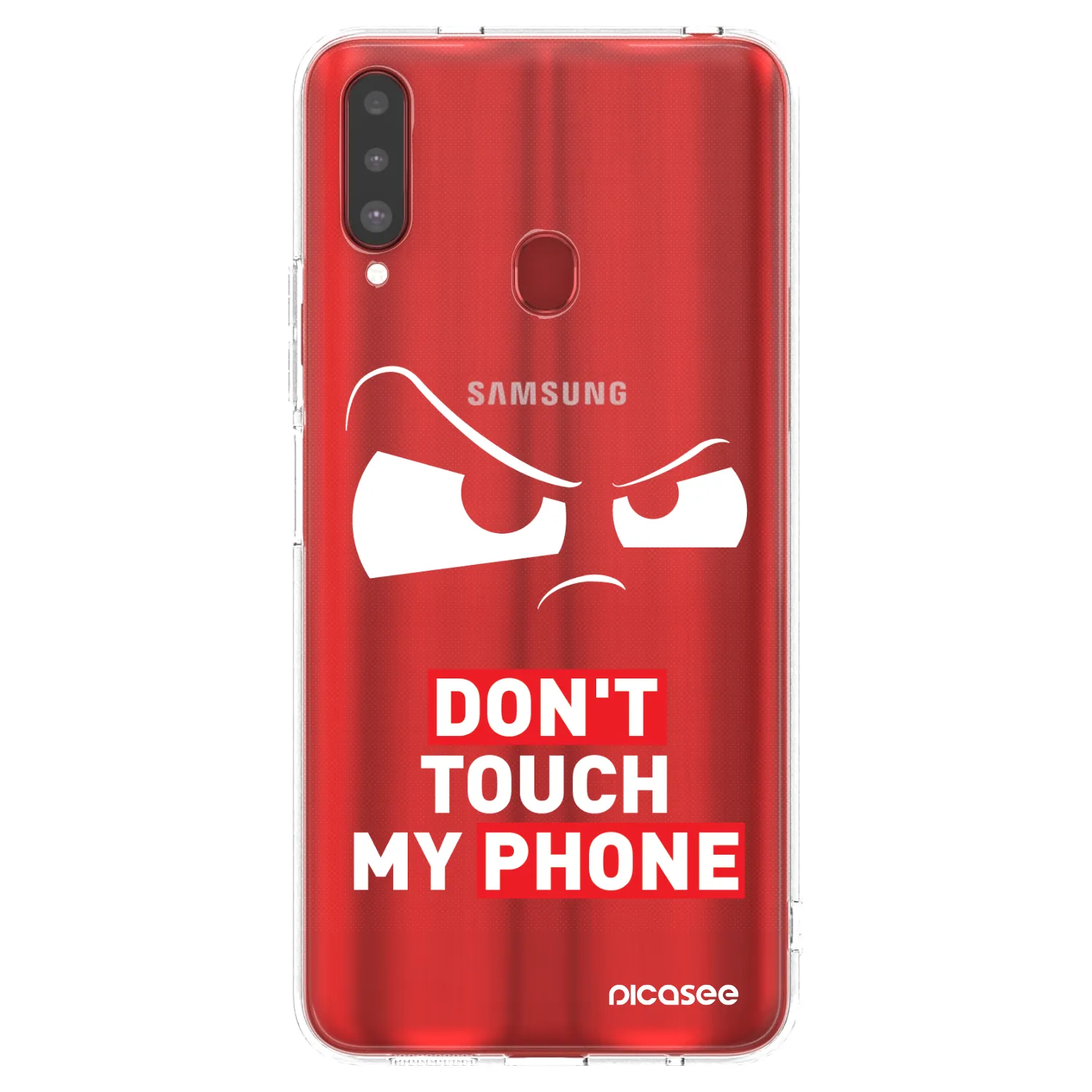 Picasee silikonski prozorni ovitek za Samsung Galaxy A20s - Cloudy Eye - Transparent