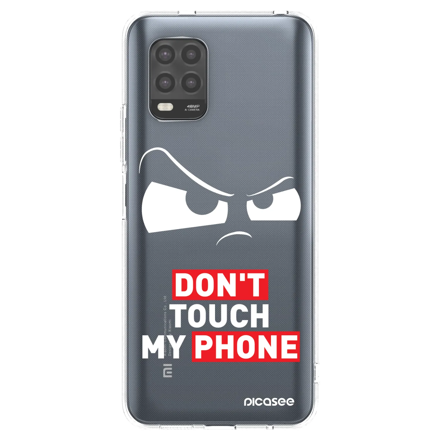 Picasee silikonski prozorni ovitek za Xiaomi Mi 10 Lite - Cloudy Eye - Transparent