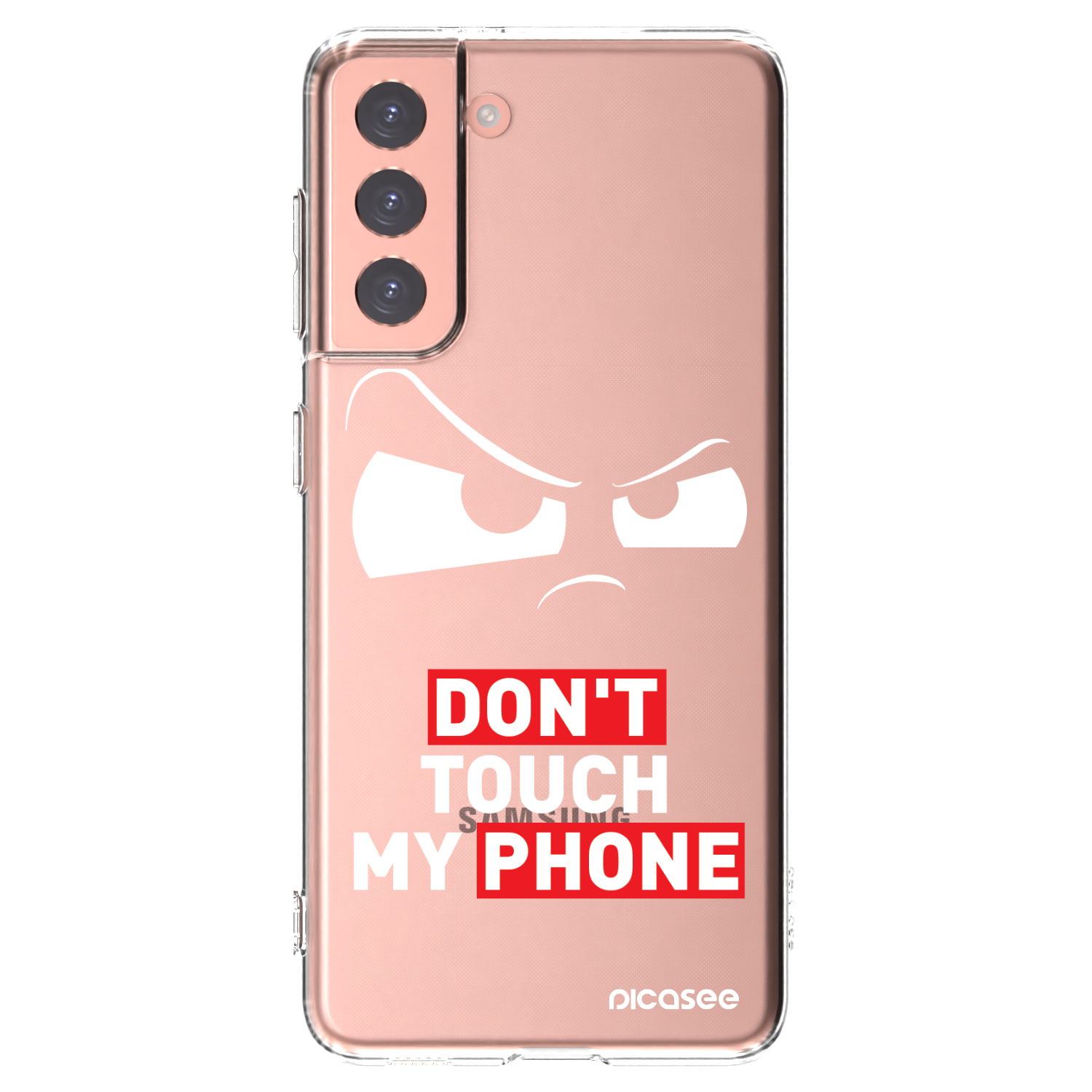 Picasee silikonski prozorni ovitek za Samsung Galaxy S21 5G G991B - Cloudy Eye - Transparent