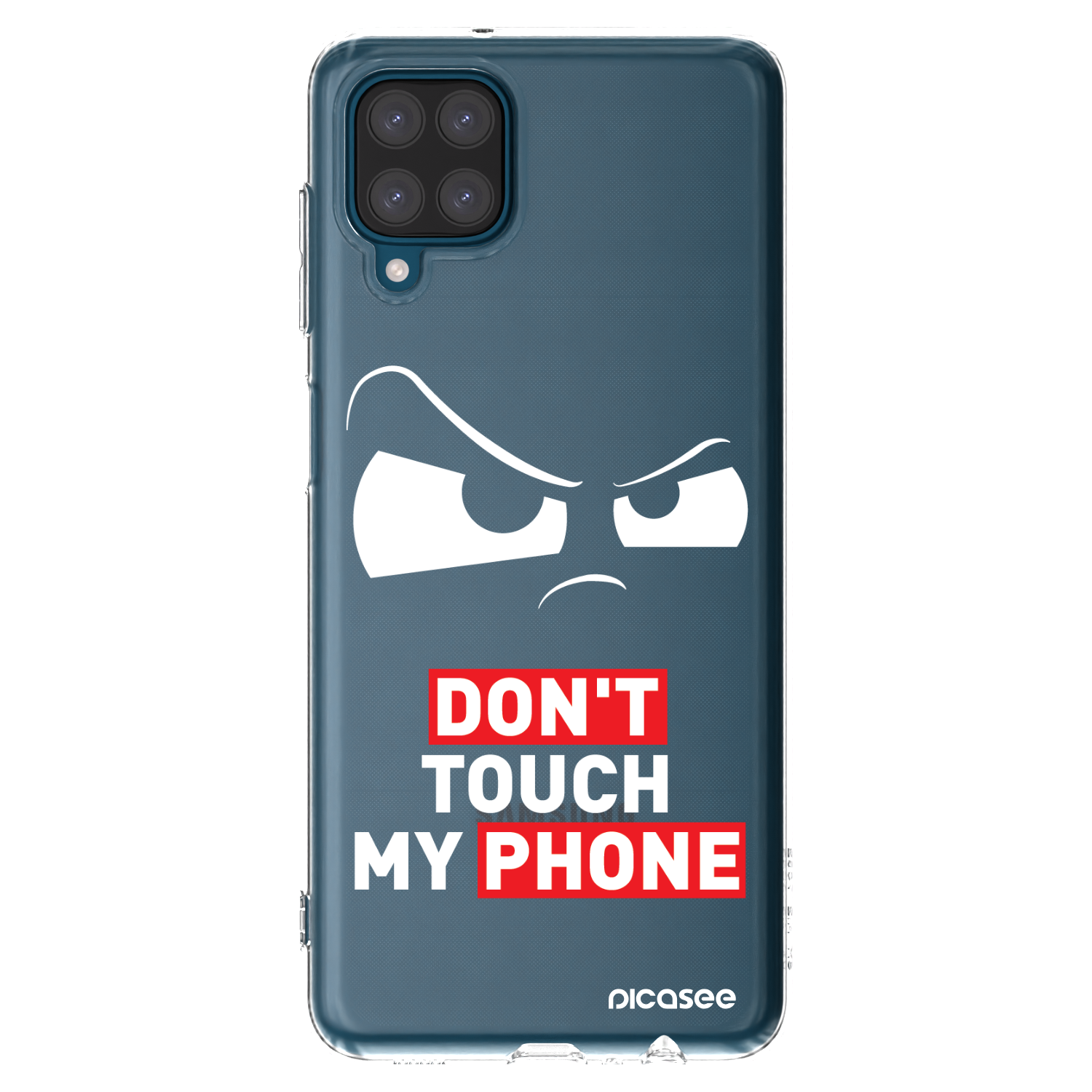 Picasee silikonski prozorni ovitek za Samsung Galaxy A12 A125F - Cloudy Eye - Transparent