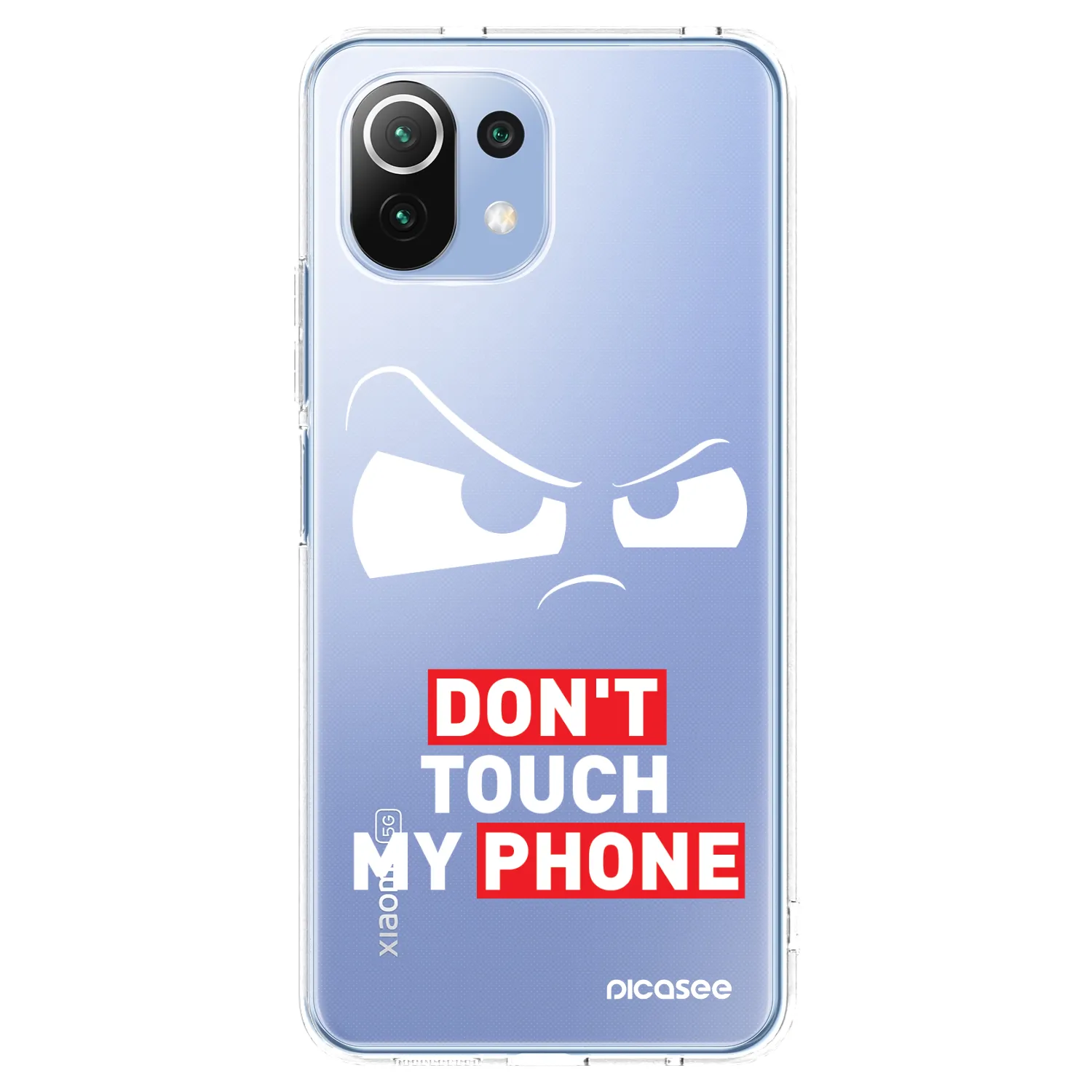 Picasee silikonski prozorni ovitek za Xiaomi Mi 11 Lite - Cloudy Eye - Transparent