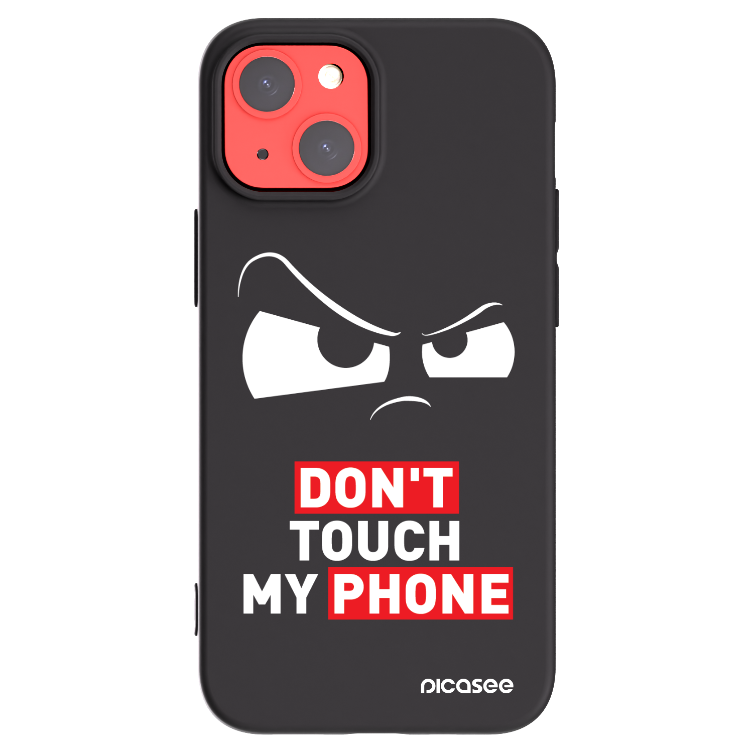 Picasee silikonski črni ovitek za Apple iPhone 13 mini - Cloudy Eye - Transparent