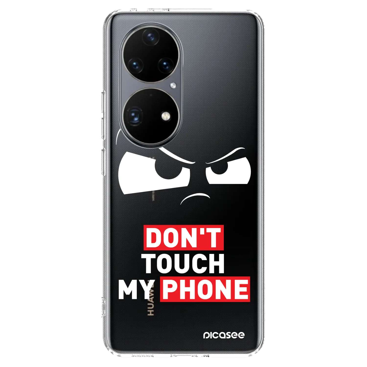Picasee silikonski prozorni ovitek za Huawei P50 - Cloudy Eye - Transparent