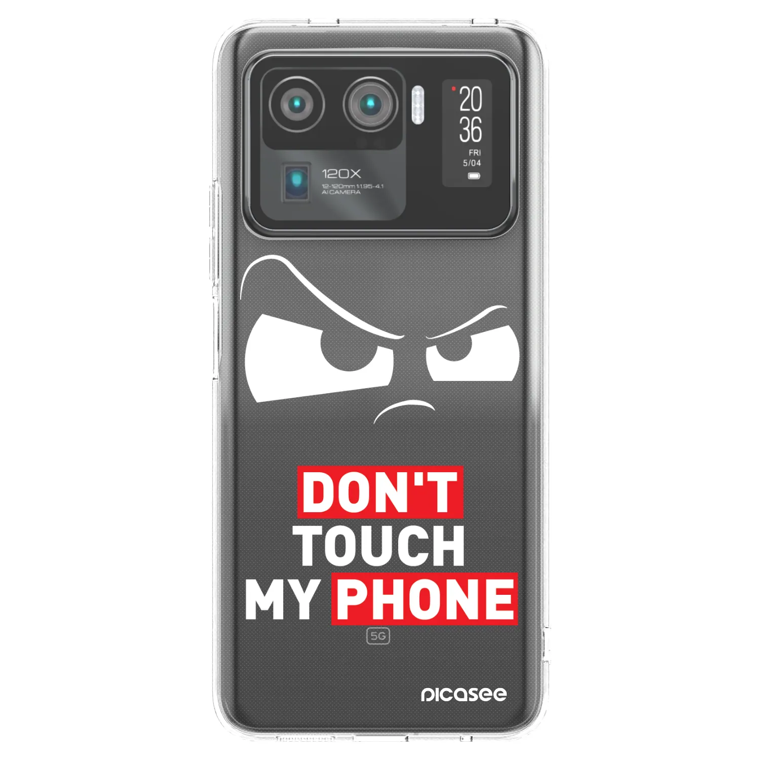Picasee silikonski prozorni ovitek za Xiaomi Mi 11 Ultra - Cloudy Eye - Transparent