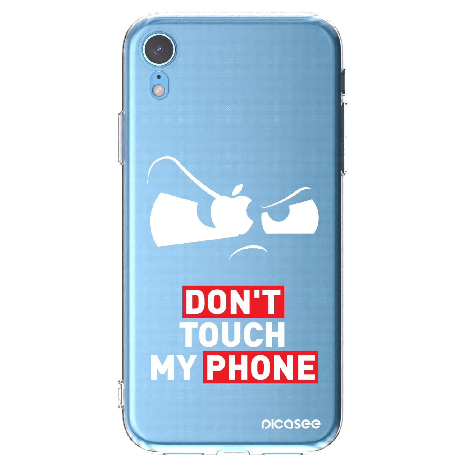 Picasee silikonski prozorni ovitek za Apple iPhone XR - Cloudy Eye - Transparent