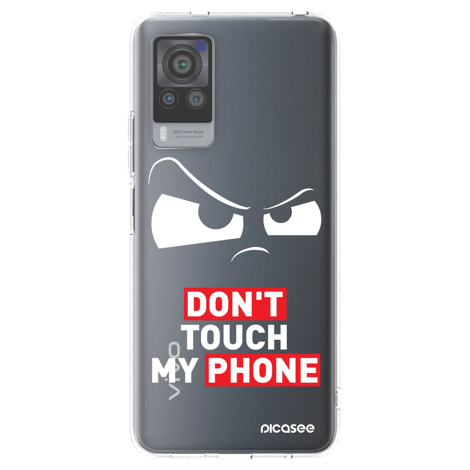 Picasee silikonski prozorni ovitek za Vivo X60 Pro 5G - Cloudy Eye - Transparent