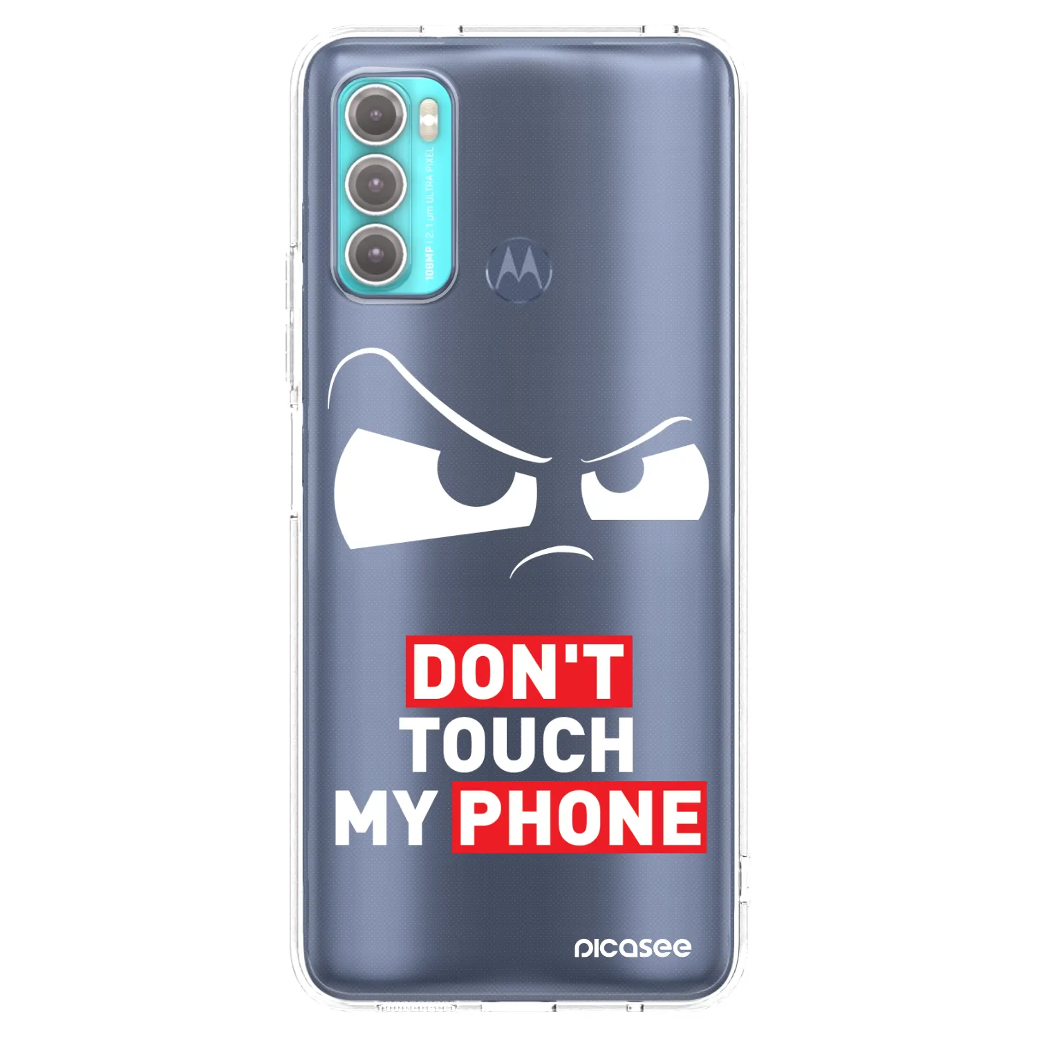 Picasee silikonski prozorni ovitek za Motorola Moto G60 - Cloudy Eye - Transparent