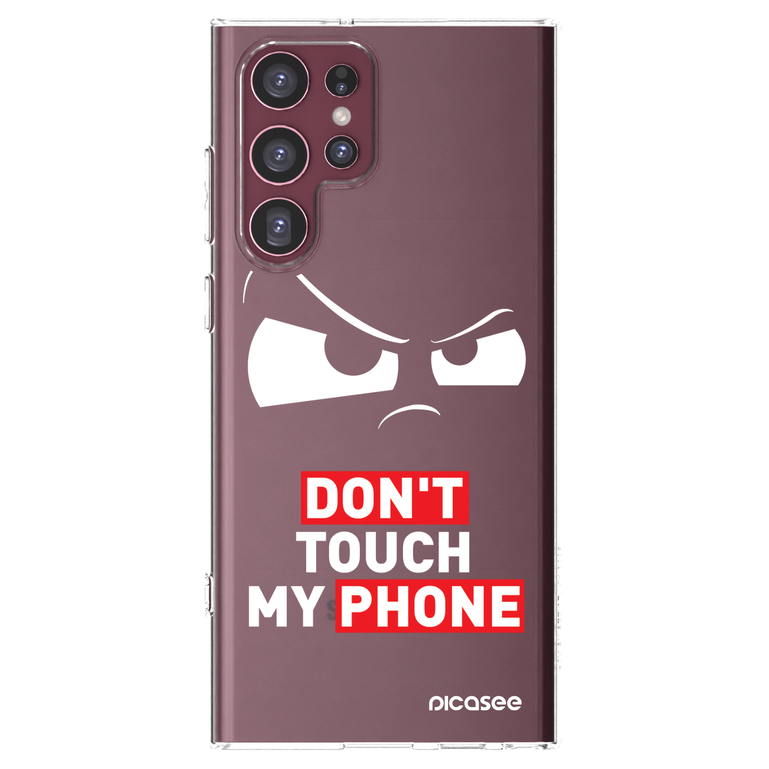 Picasee silikonski prozorni ovitek za Samsung Galaxy S22 Ultra 5G - Cloudy Eye - Transparent