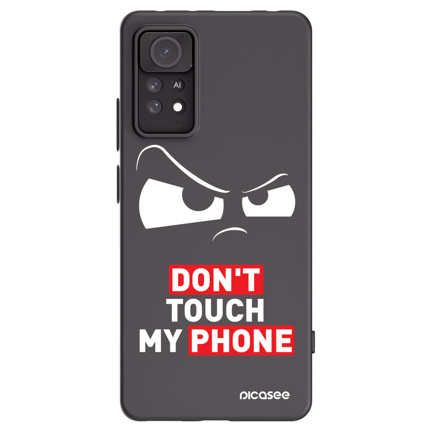 Picasee silikonski črni ovitek za Xiaomi Redmi Note 11 Pro 5G - Cloudy Eye - Transparent