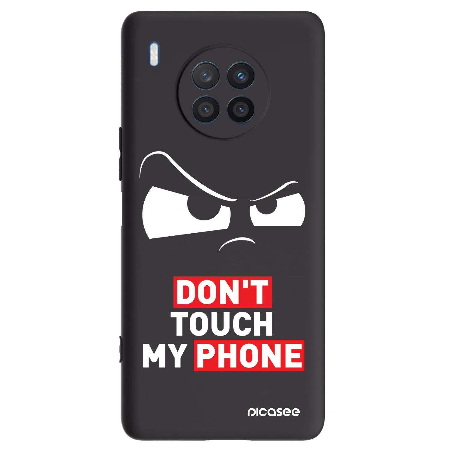 Picasee silikonski črni ovitek za Honor 50 Lite - Cloudy Eye - Transparent