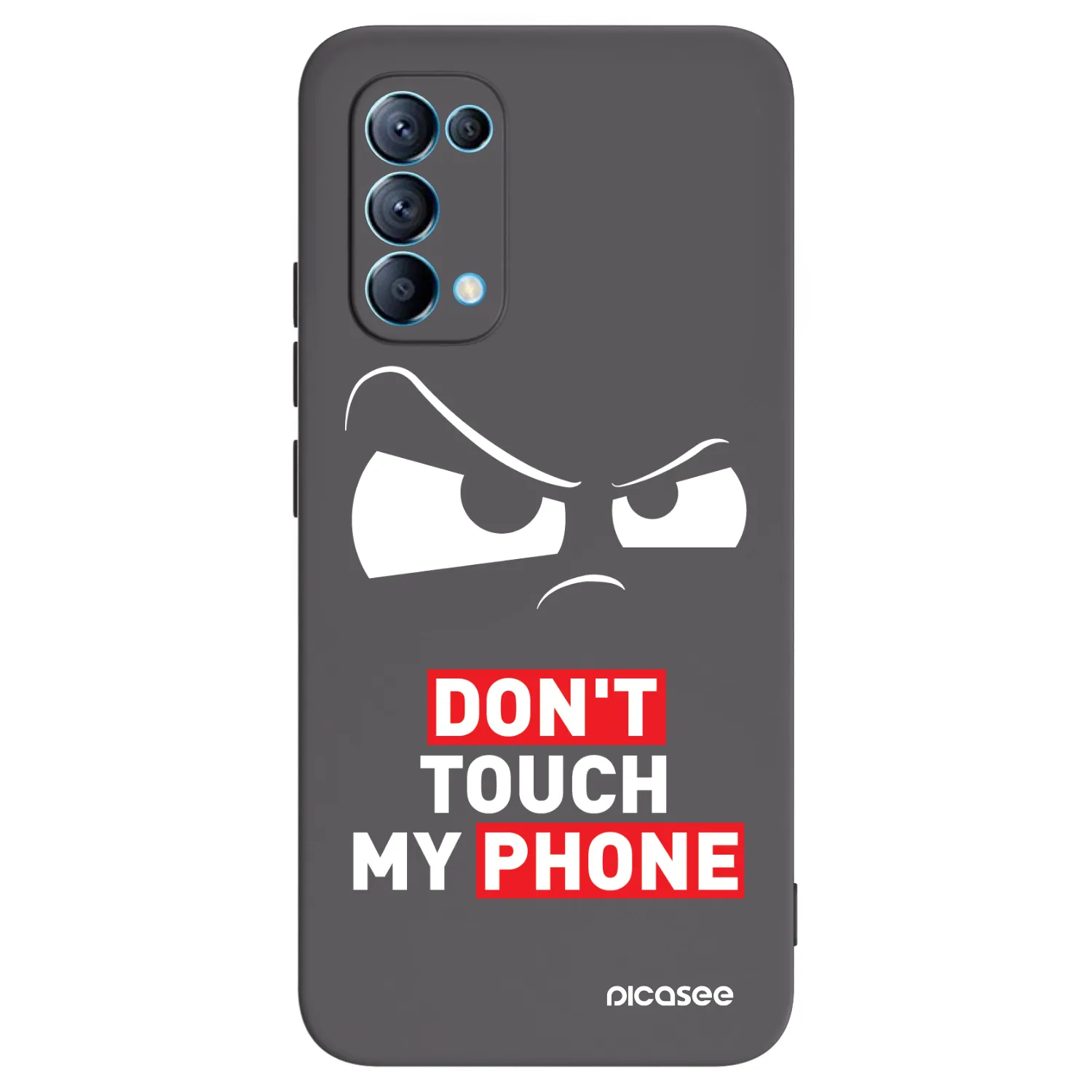 Picasee silikonski črni ovitek za OPPO Reno 5 5G - Cloudy Eye - Transparent