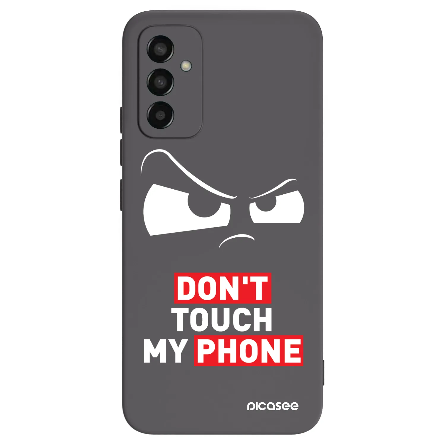 Picasee silikonski črni ovitek za Samsung Galaxy M13 M135F - Cloudy Eye - Transparent