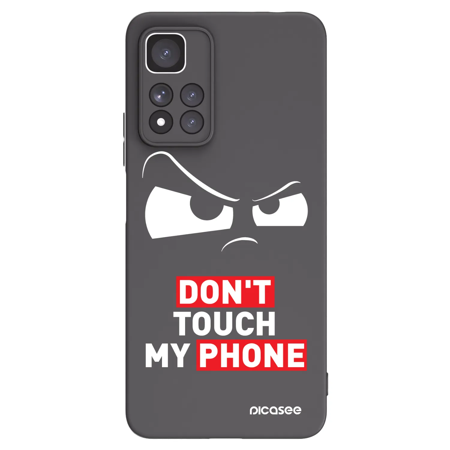 Picasee silikonski črni ovitek za Xiaomi Redmi Note 11 Pro+ 5G - Cloudy Eye - Transparent