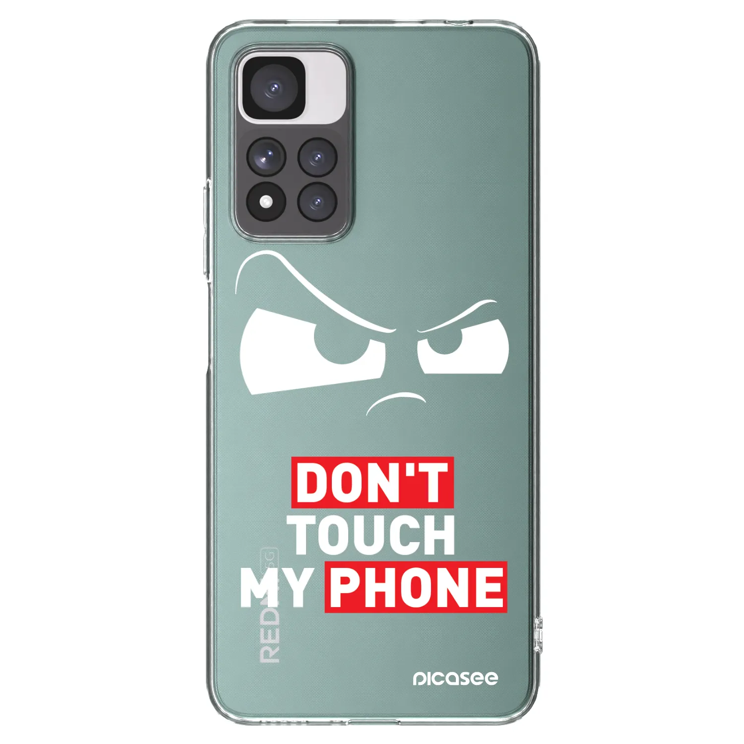 Picasee silikonski prozorni ovitek za Xiaomi Redmi Note 11 Pro+ 5G - Cloudy Eye - Transparent