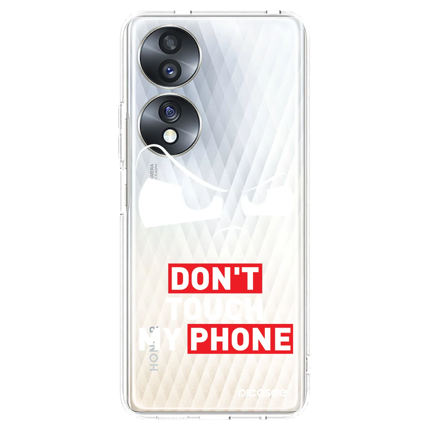 Picasee silikonski prozorni ovitek za Honor 70 - Cloudy Eye - Transparent