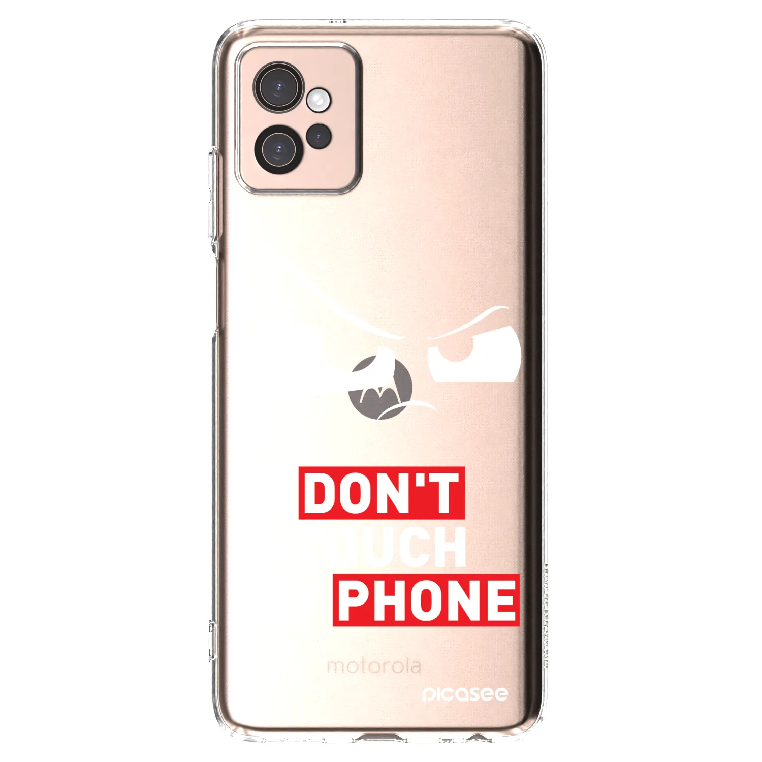 Picasee silikonski prozorni ovitek za Motorola Moto G32 - Cloudy Eye - Transparent