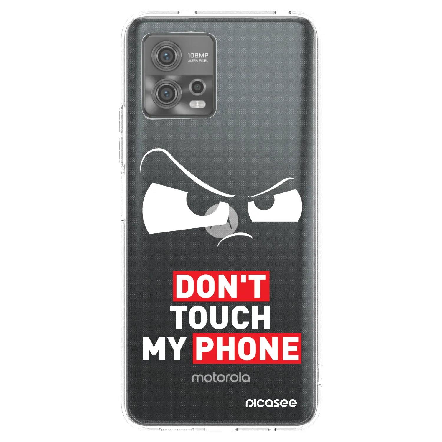 Picasee silikonski prozorni ovitek za Motorola Moto G72 - Cloudy Eye - Transparent
