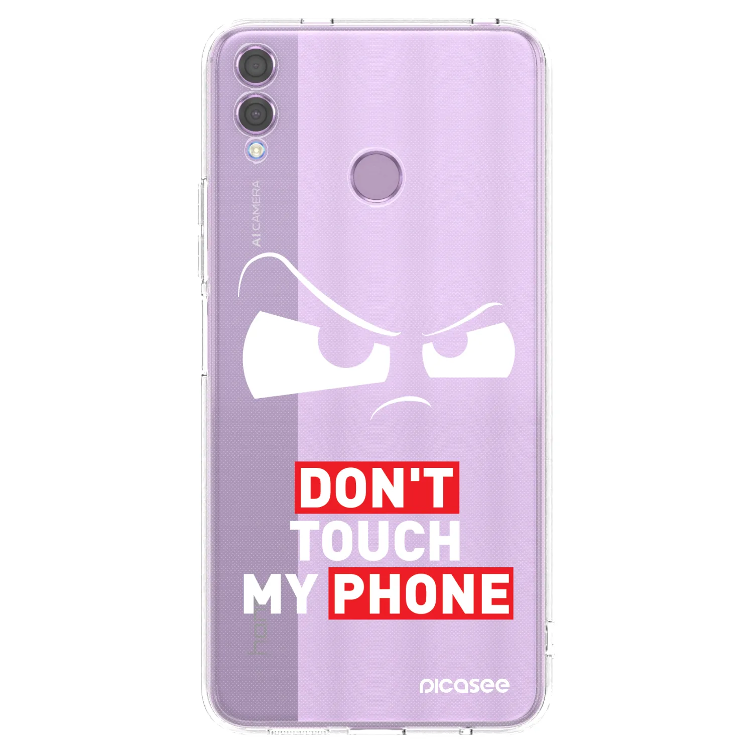 Picasee silikonski prozorni ovitek za Honor 8X - Cloudy Eye - Transparent
