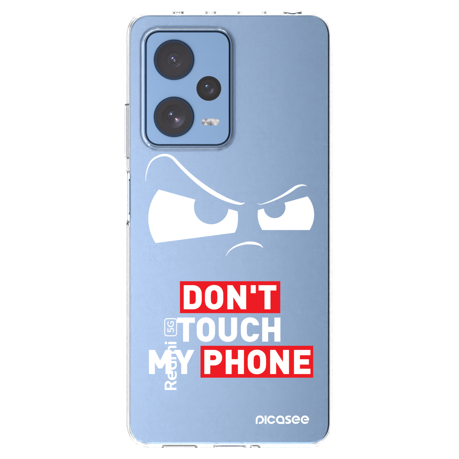 Picasee silikonski prozorni ovitek za Xiaomi Redmi Note 12 Pro 5G - Cloudy Eye - Transparent