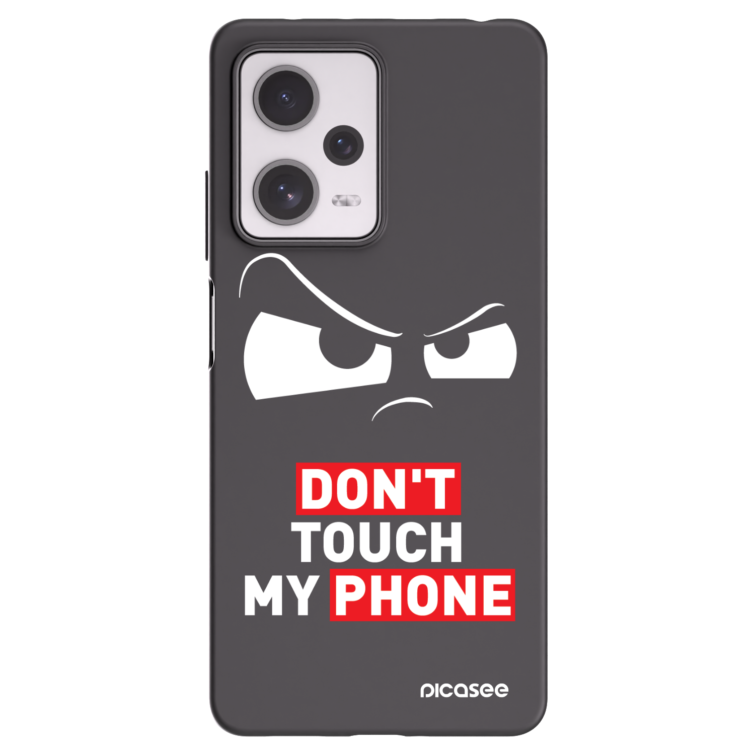 Picasee silikonski črni ovitek za Xiaomi Redmi Note 12 Pro+ 5G - Cloudy Eye - Transparent