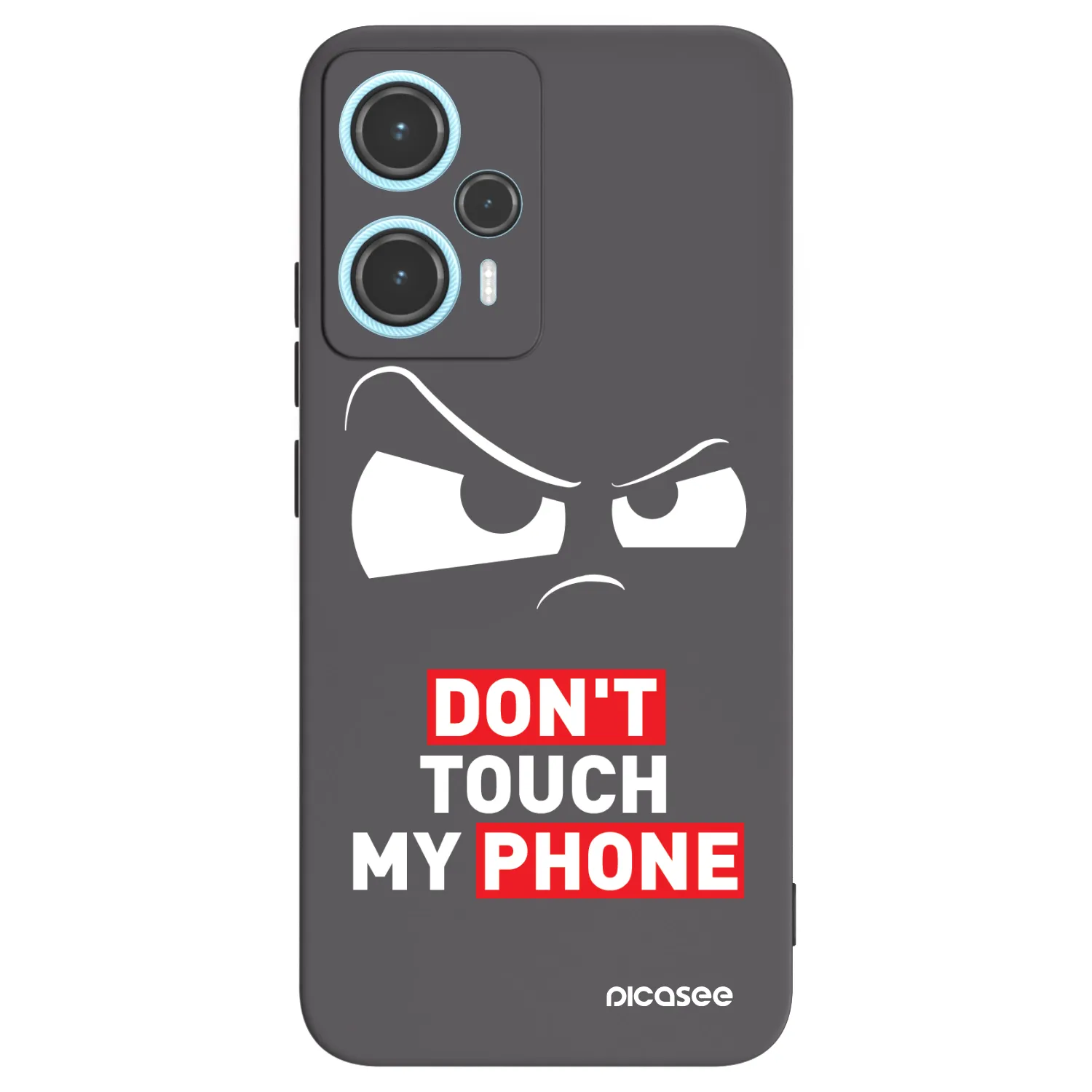 Picasee silikonski črni ovitek za Xiaomi Poco F5 - Cloudy Eye - Transparent
