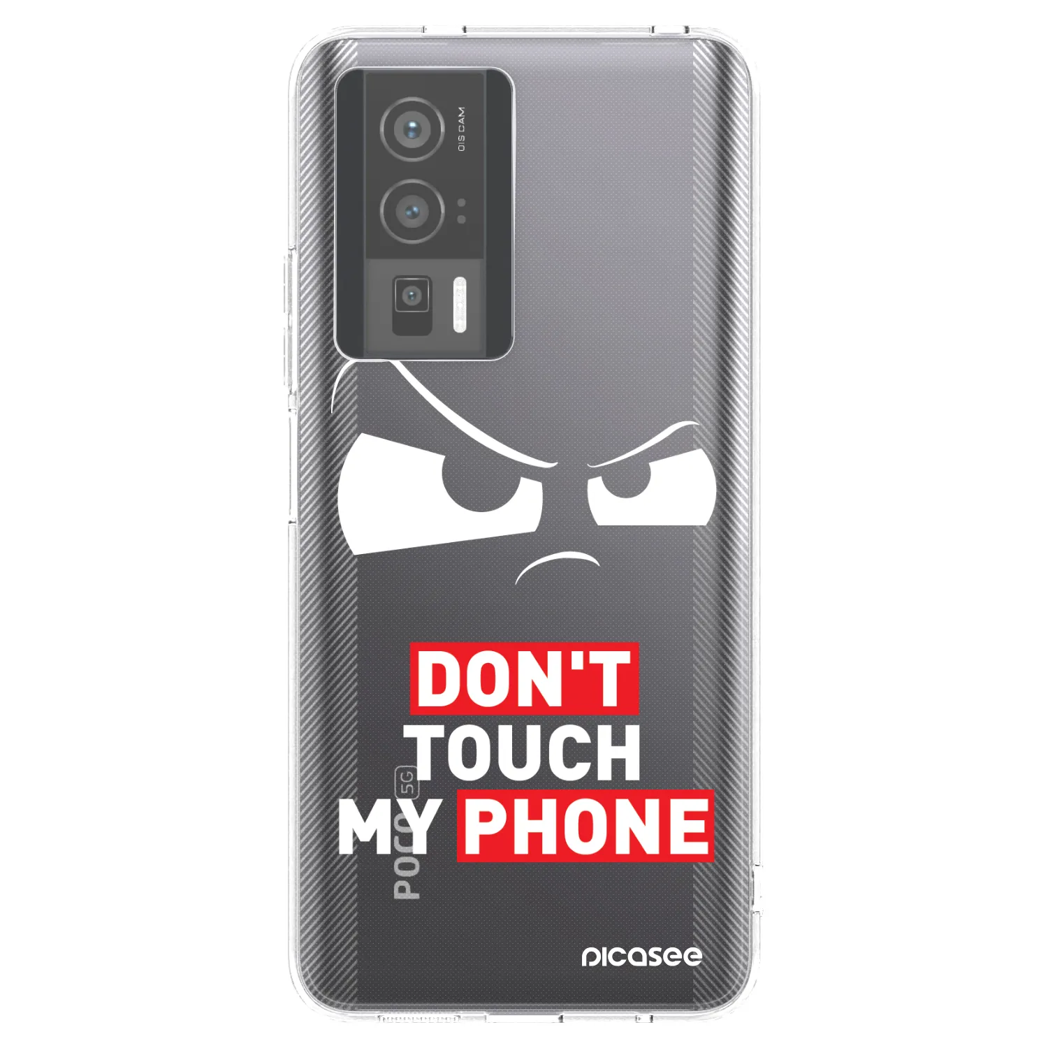 Picasee silikonski prozorni ovitek za Xiaomi Poco F5 Pro 5G - Cloudy Eye - Transparent