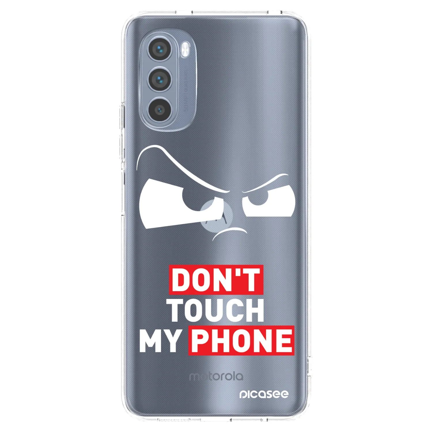 Picasee silikonski prozorni ovitek za Motorola Moto G62 - Cloudy Eye - Transparent