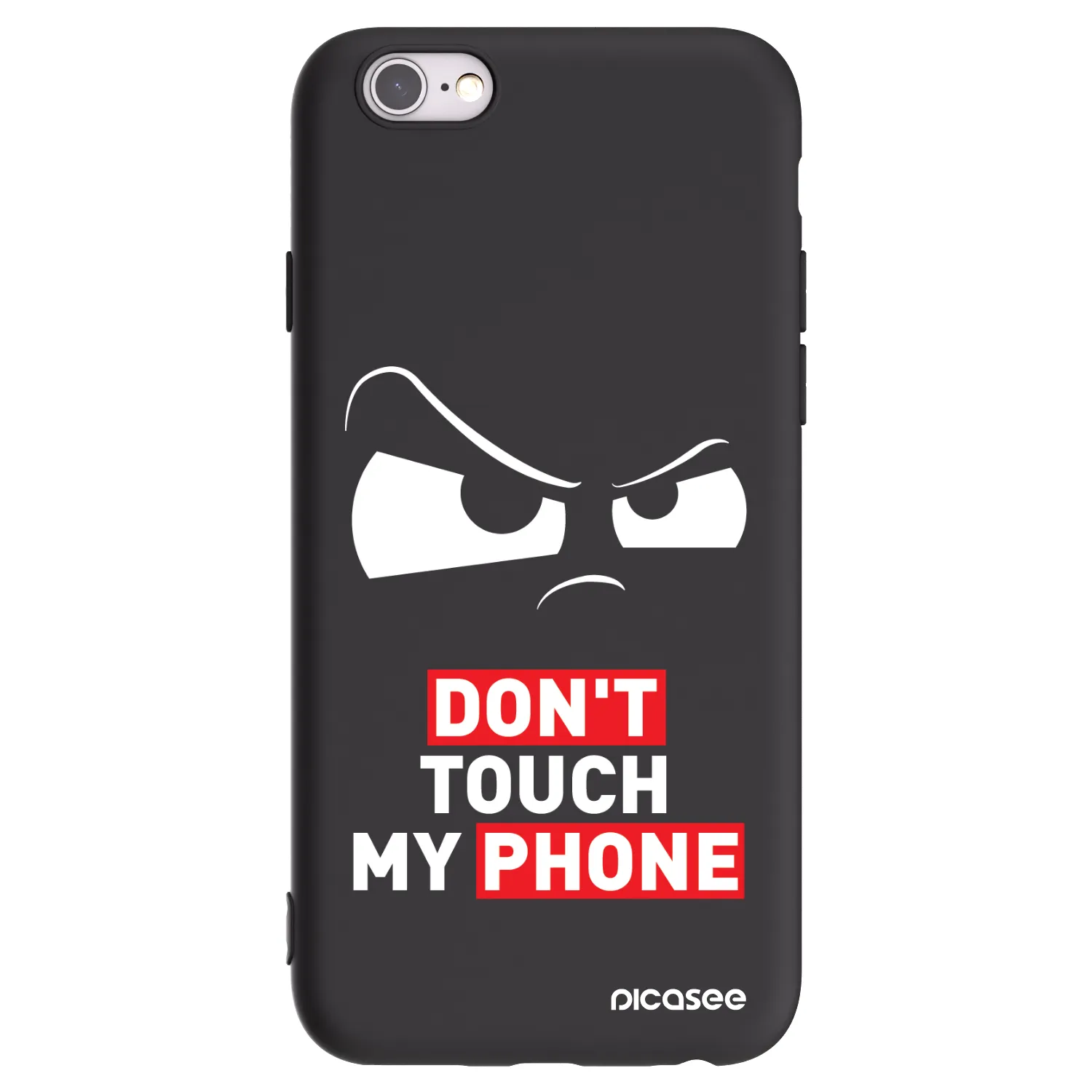 Picasee silikonski črni ovitek za Apple iPhone 6/6S - Cloudy Eye - Transparent