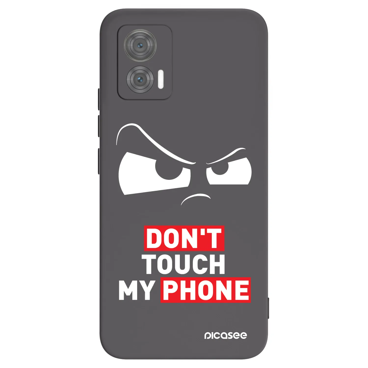 Picasee silikonski črni ovitek za Motorola Edge 30 Neo - Cloudy Eye - Transparent