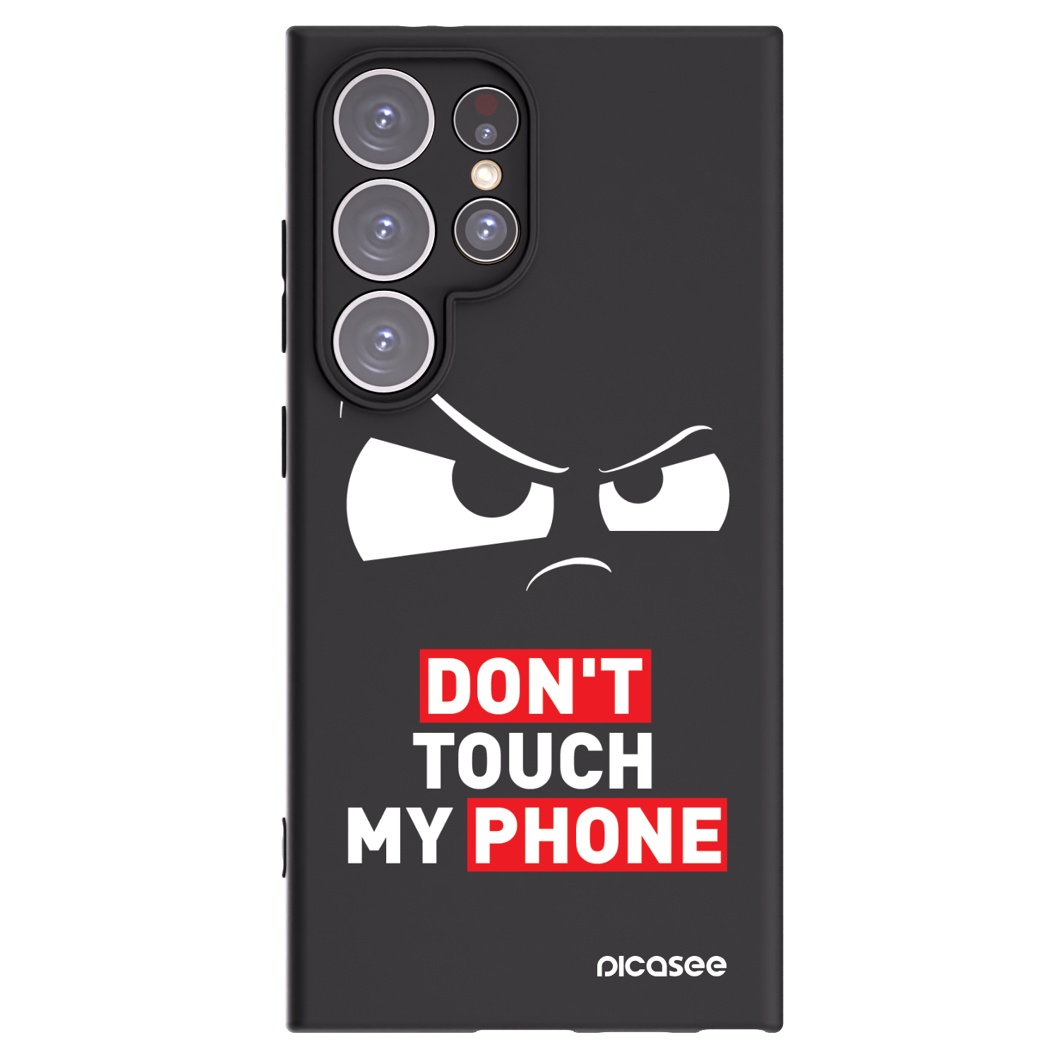 Picasee silikonski črni ovitek za Samsung Galaxy S24 Ultra S928B 5G - Cloudy Eye - Transparent