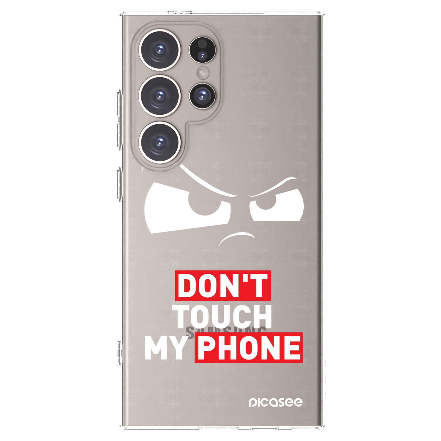 Picasee silikonski prozorni ovitek za Samsung Galaxy S24 Ultra S928B 5G - Cloudy Eye - Transparent