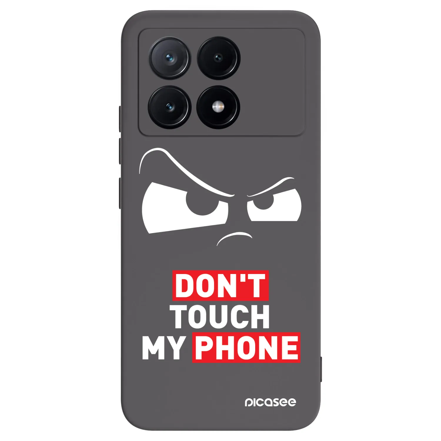 Picasee silikonski črni ovitek za Xiaomi Poco X6 Pro - Cloudy Eye - Transparent