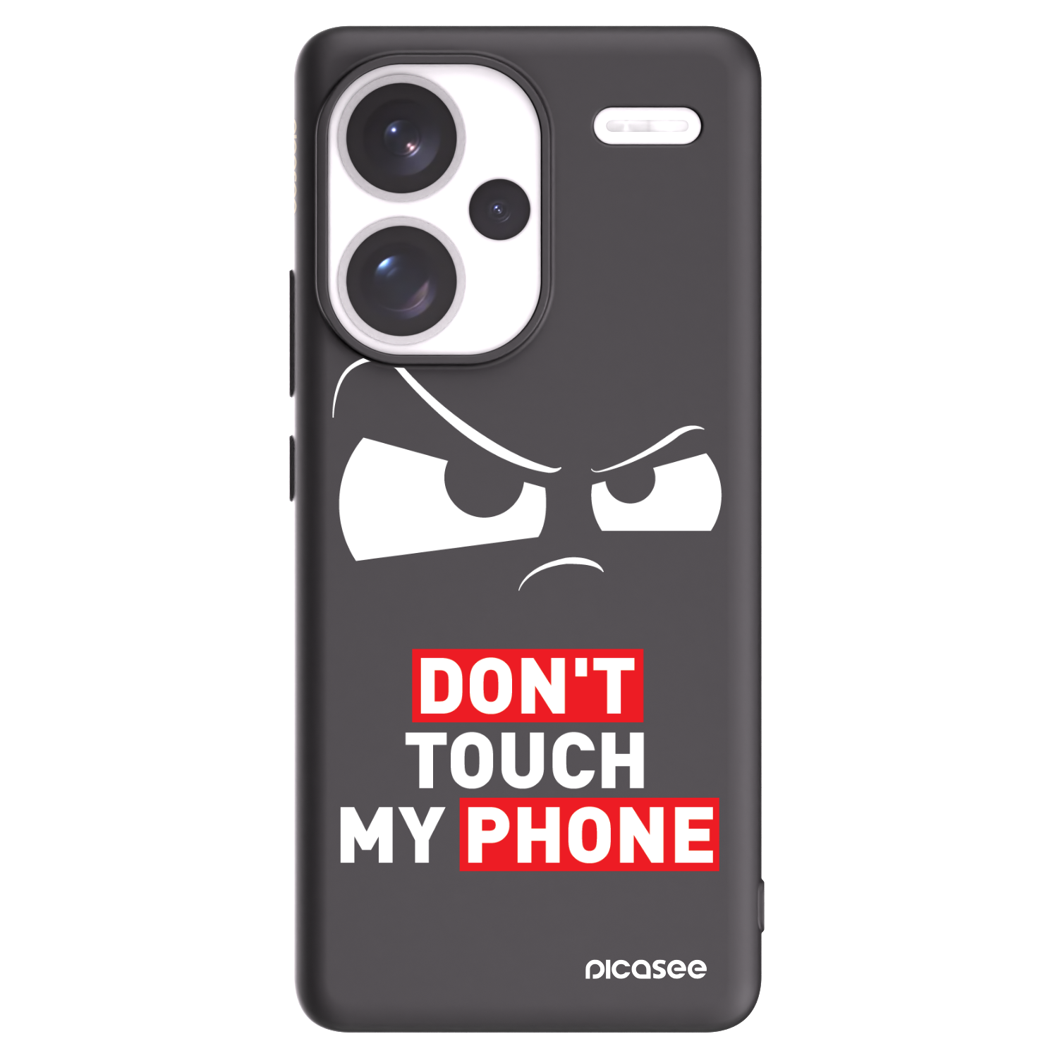 Picasee silikonski črni ovitek za Xiaomi Redmi Note 13 Pro+ 5G - Cloudy Eye - Transparent