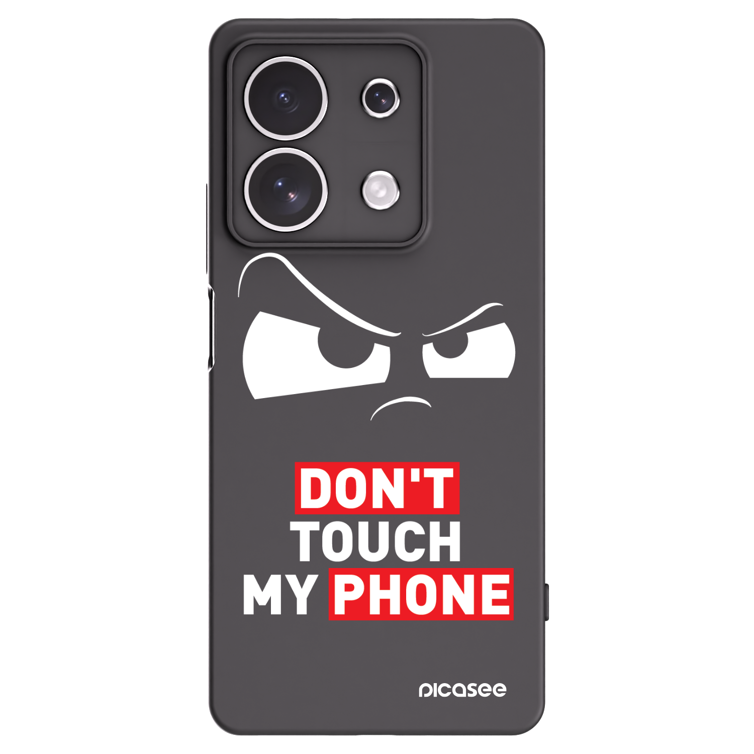 Picasee silikonski črni ovitek za Xiaomi Redmi Note 13 4G - Cloudy Eye - Transparent