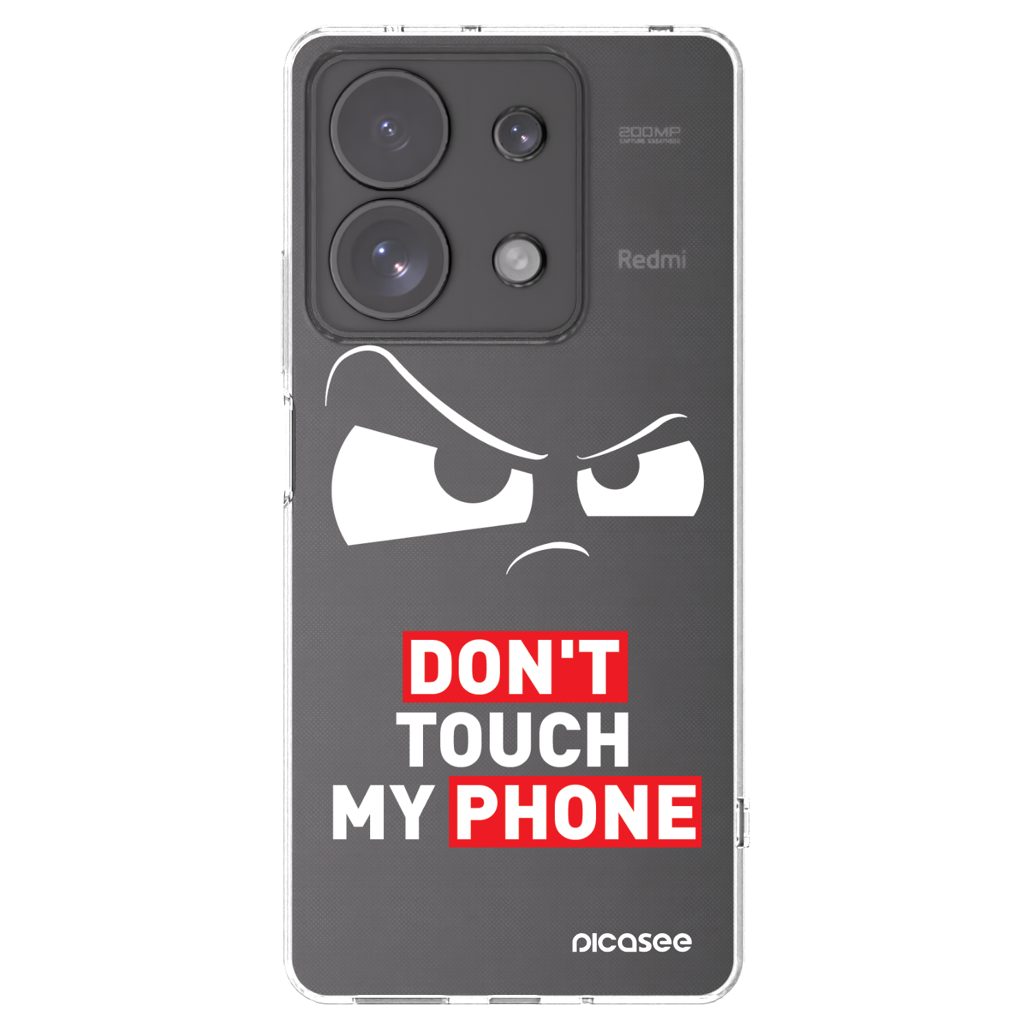 Picasee silikonski prozorni ovitek za Xiaomi Redmi Note 13 Pro 4G - Cloudy Eye - Transparent