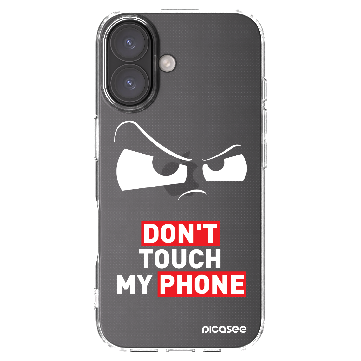 Picasee silikonski prozorni ovitek za Apple iPhone 16 - Cloudy Eye - Transparent