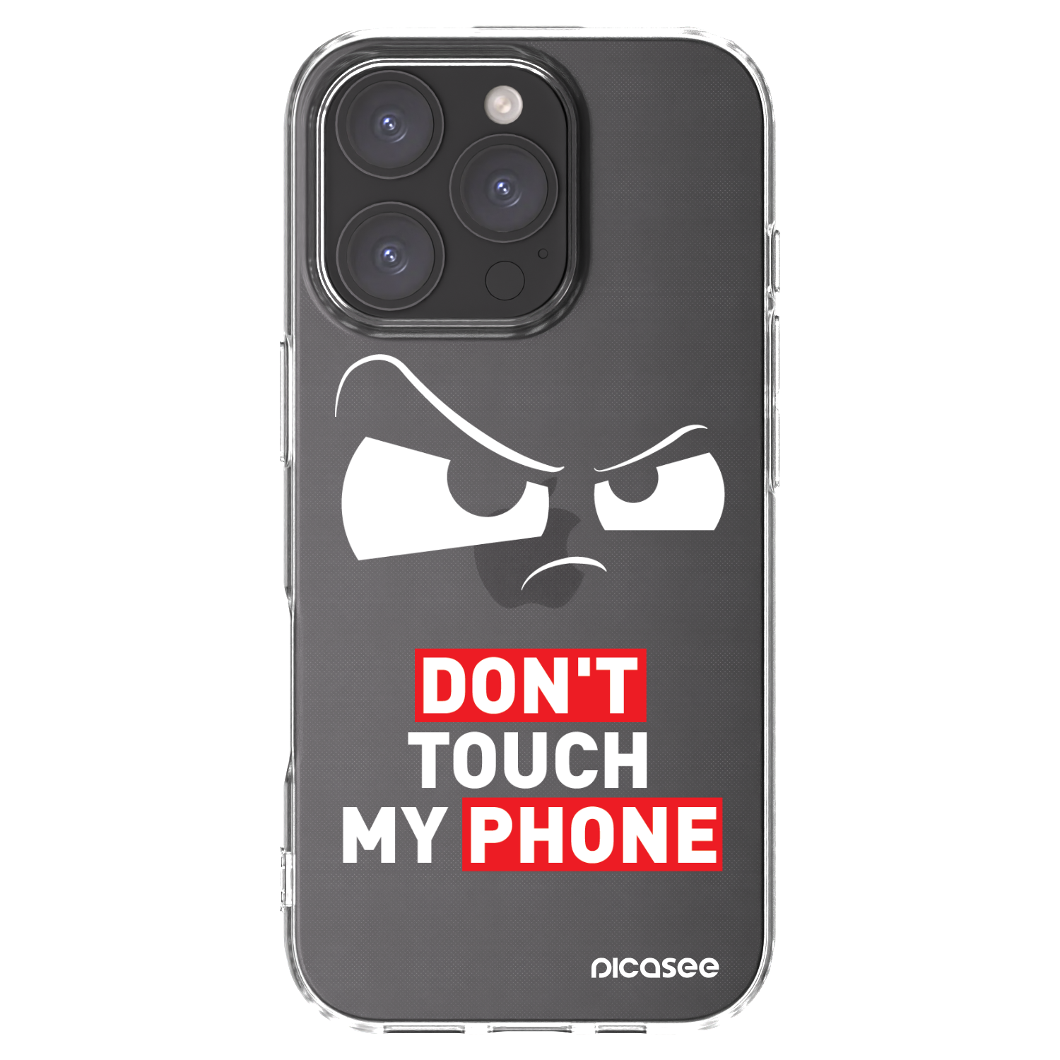 Picasee silikonski prozorni ovitek za Apple iPhone 16 Pro - Cloudy Eye - Transparent