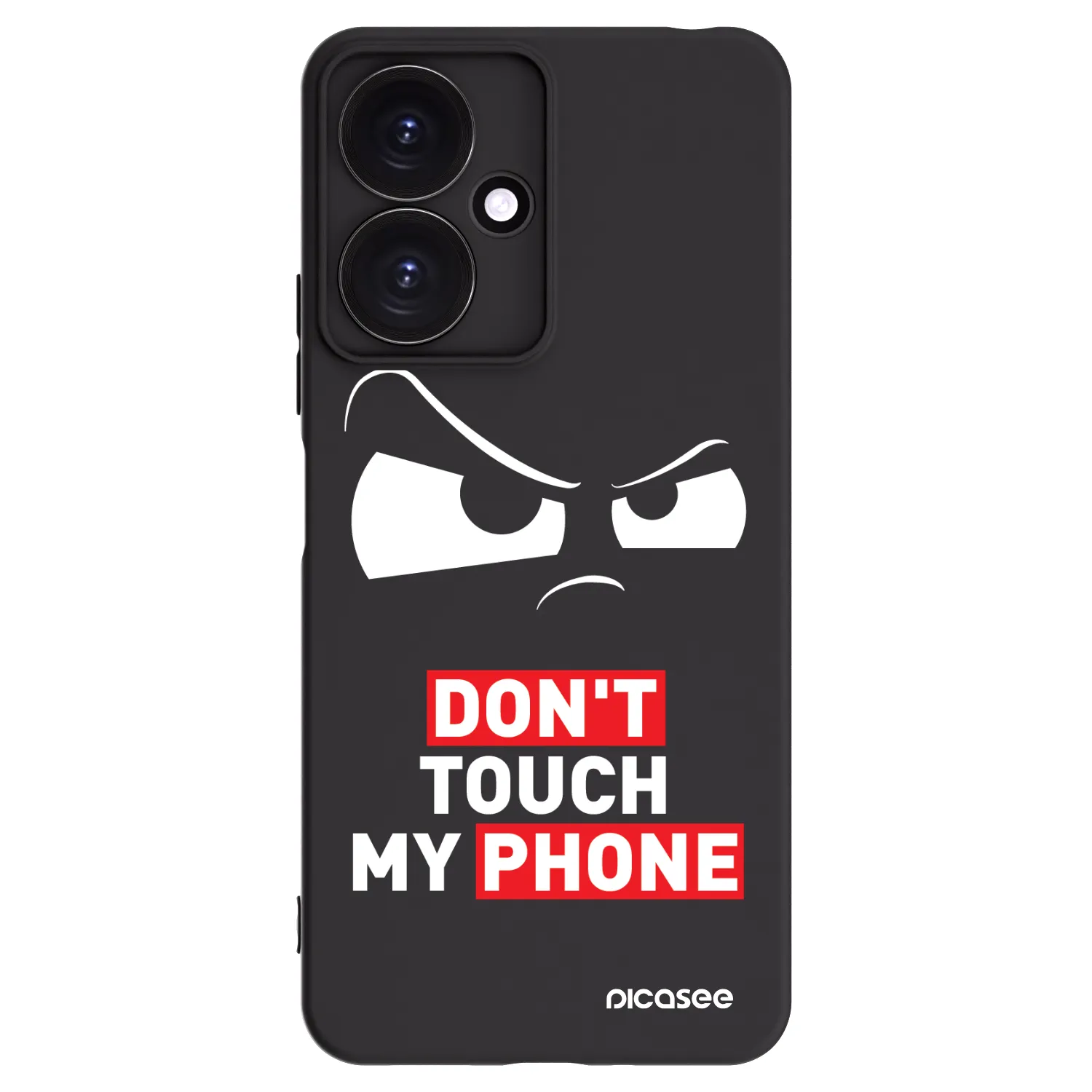 Picasee silikonski črni ovitek za Xiaomi Redmi 13C 5G - Cloudy Eye - Transparent