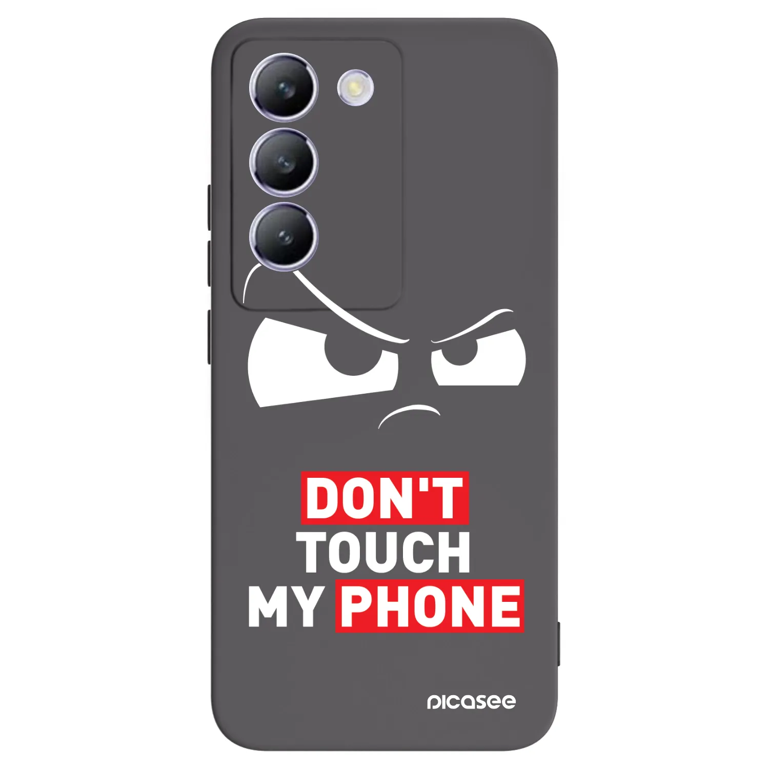 Picasee silikonski črni ovitek za Vivo V40 SE 5G - Cloudy Eye - Transparent