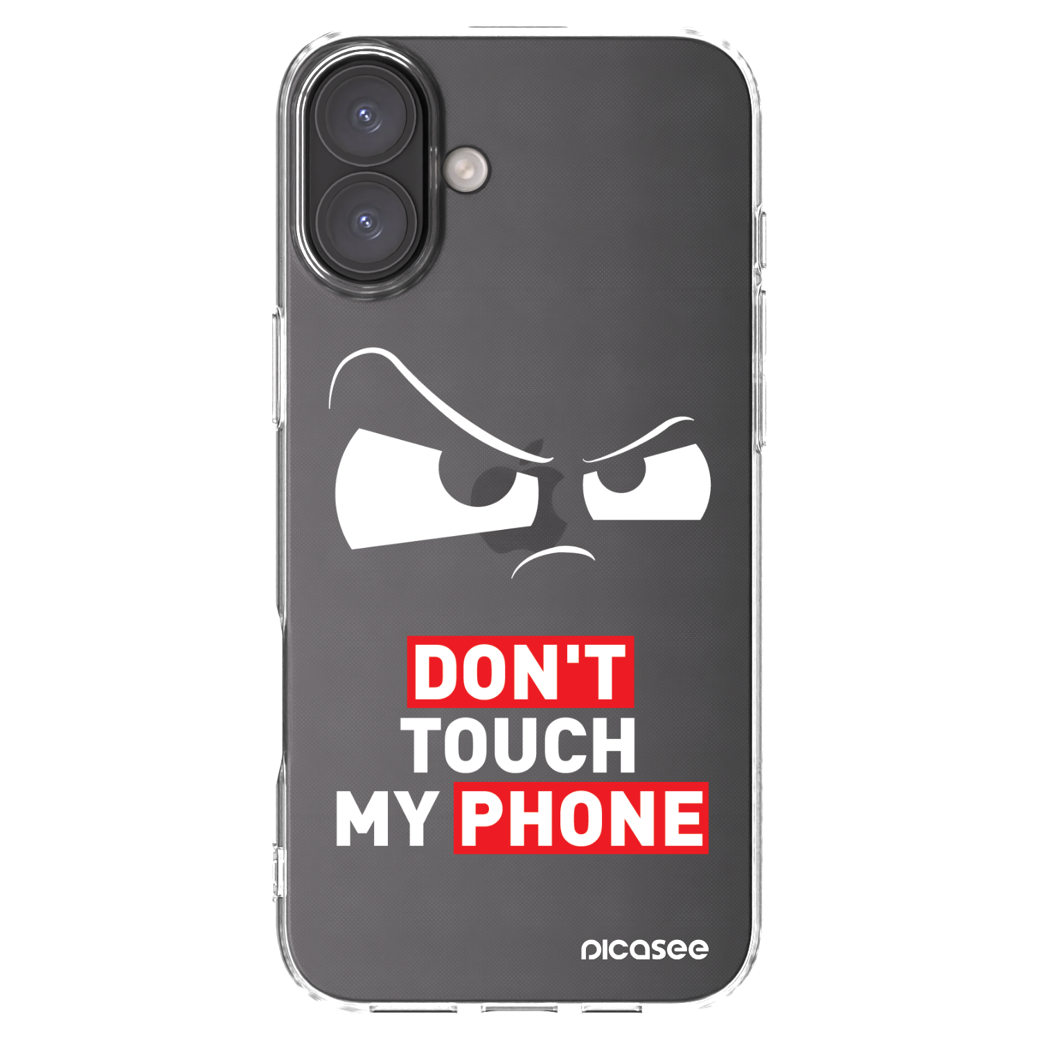 Picasee silikonski prozorni ovitek za Apple iPhone 16 Plus - Cloudy Eye - Transparent