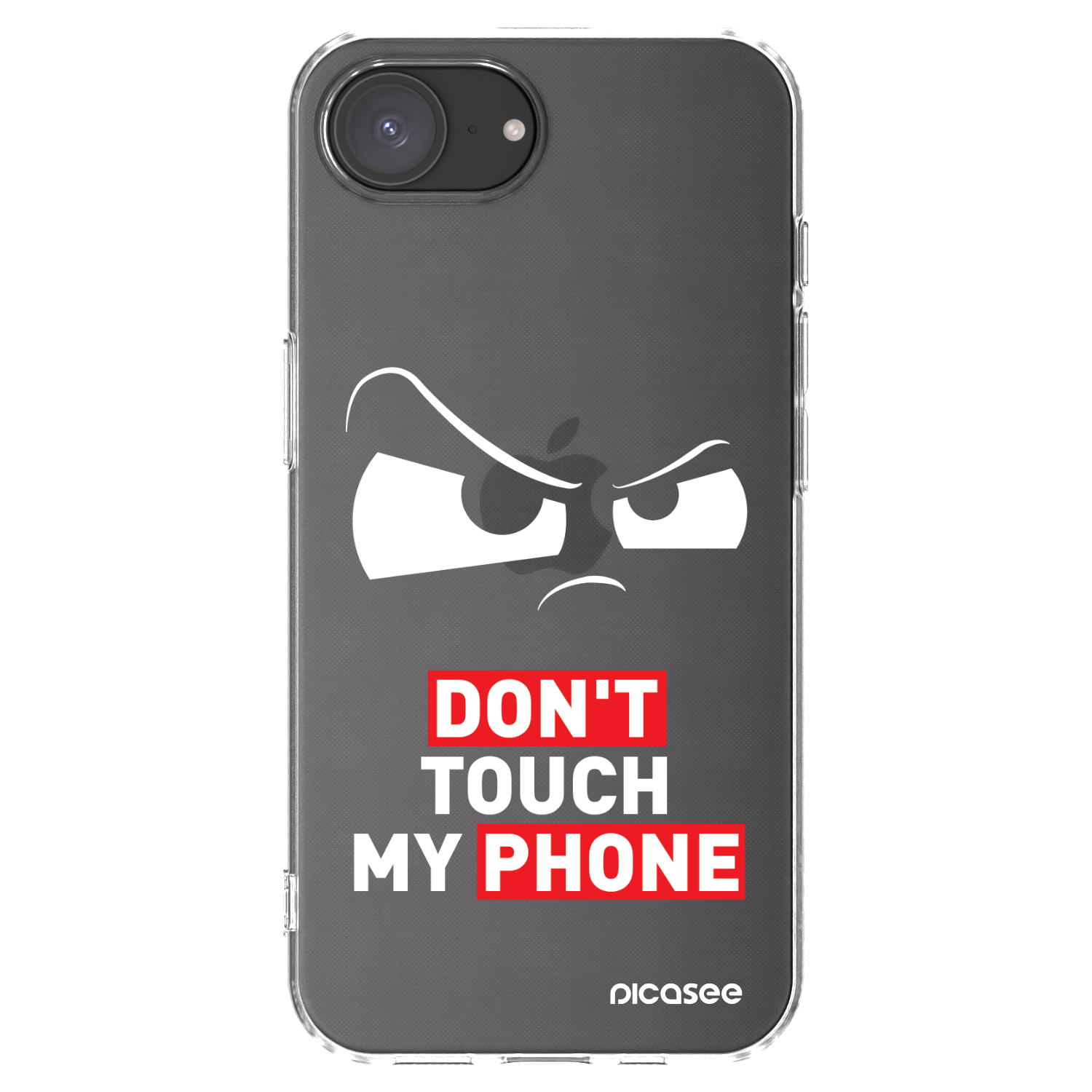 Picasee silikonski prozorni ovitek za Apple iPhone 16e - Cloudy Eye - Transparent