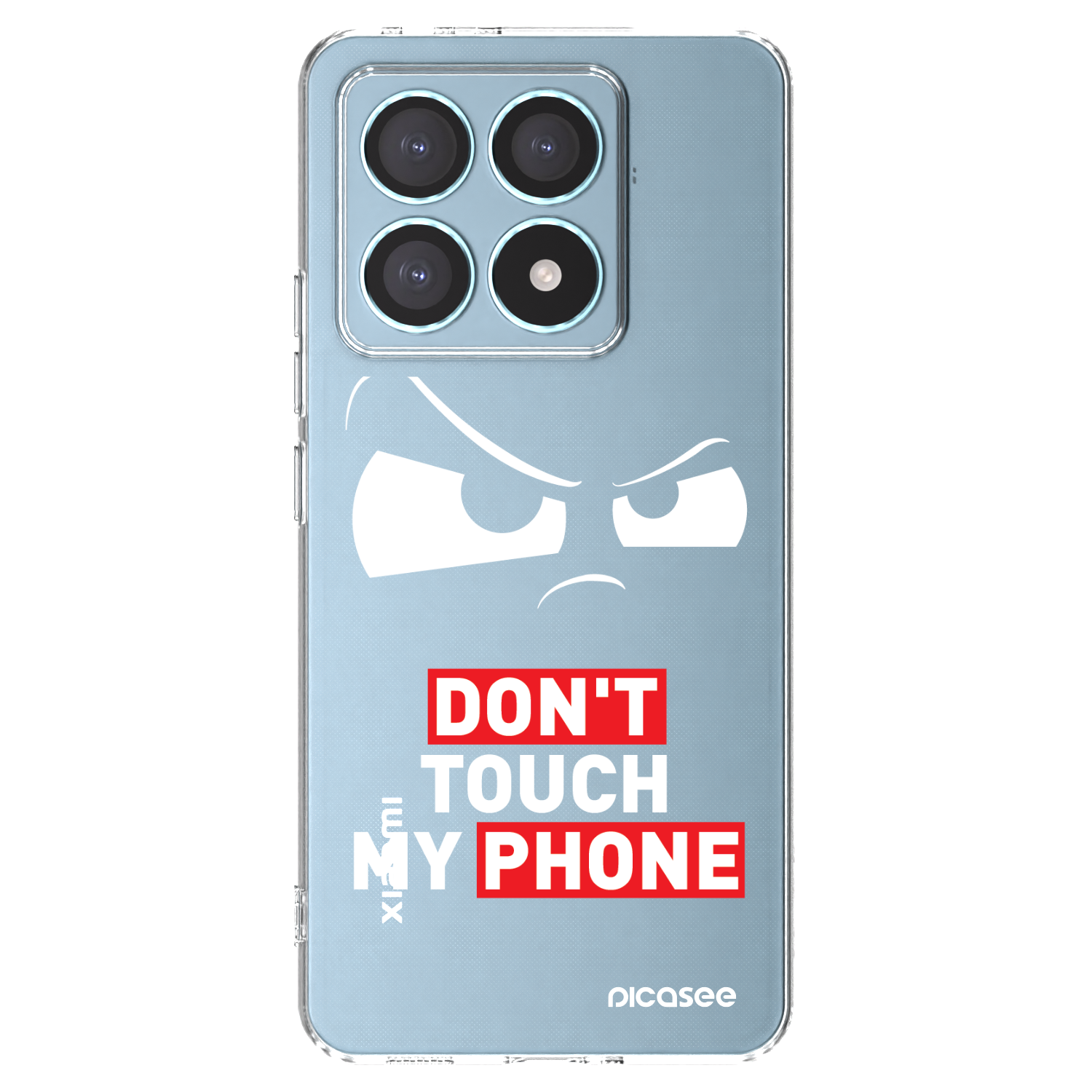 Picasee silikonski prozorni ovitek za Xiaomi 14T Pro - Cloudy Eye - Transparent