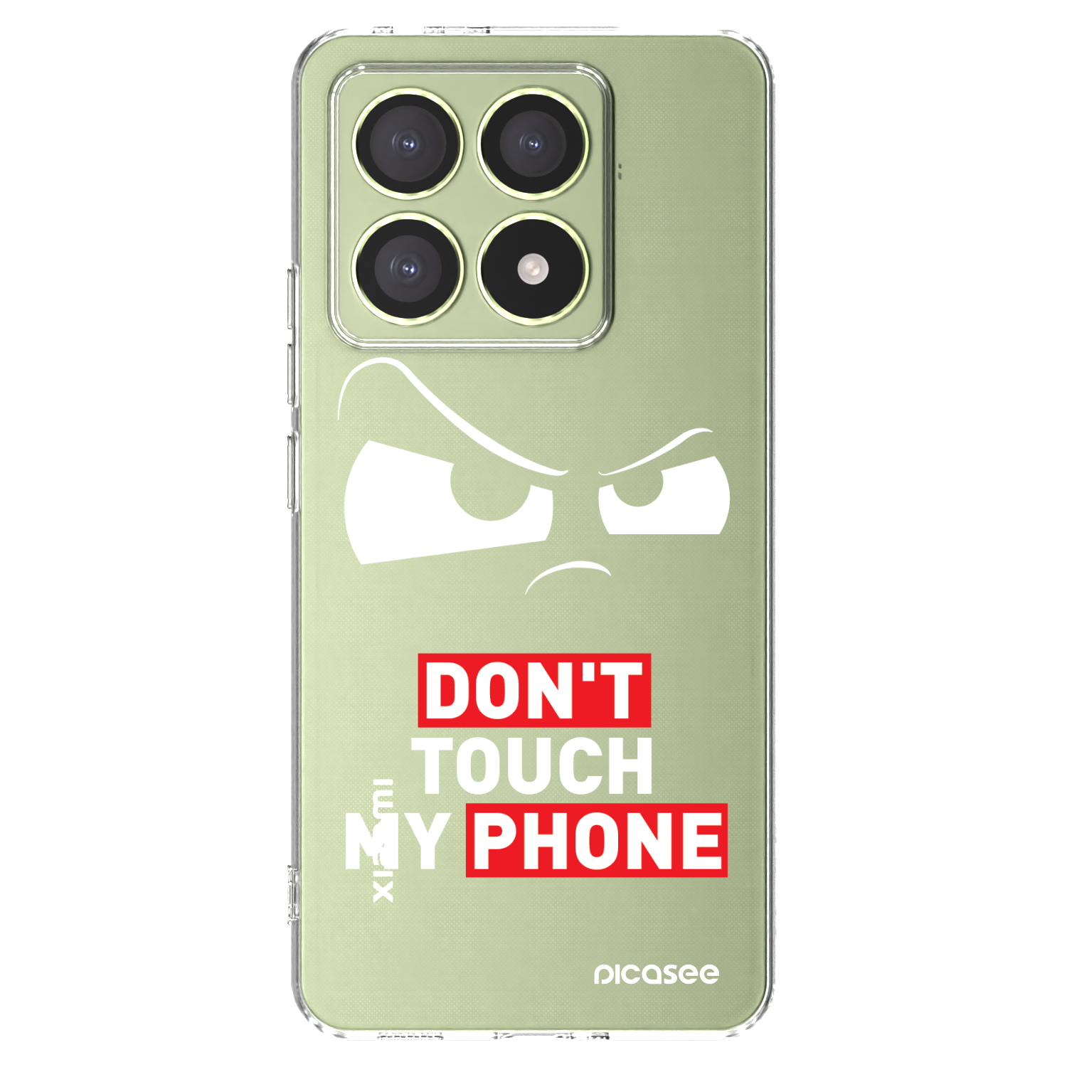Picasee silikonski prozorni ovitek za Xiaomi 14T - Cloudy Eye - Transparent