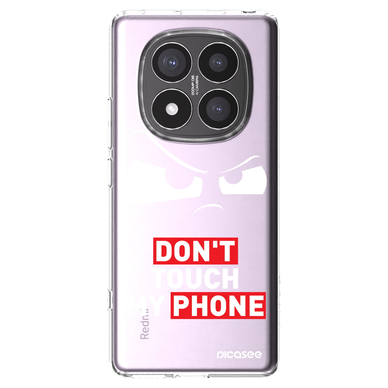 Picasee silikonski prozorni ovitek za Xiaomi Redmi Note 14 Pro+ 5G - Cloudy Eye - Transparent