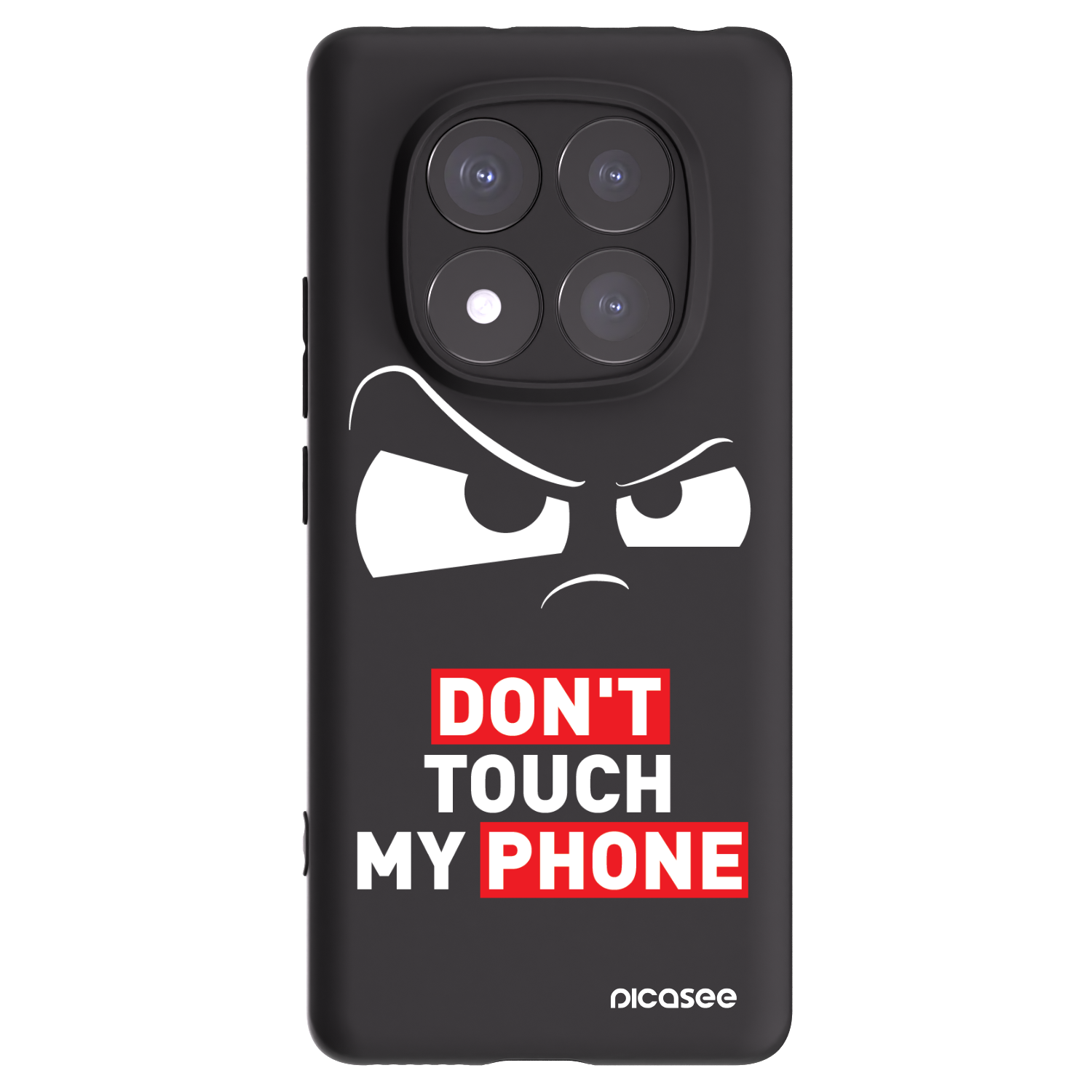 Picasee silikonski črni ovitek za Xiaomi Redmi Note 14 Pro 5G - Cloudy Eye - Transparent