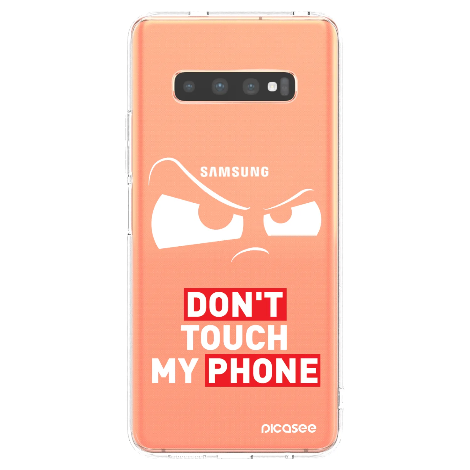 Picasee silikonski prozorni ovitek za Samsung Galaxy S10 Plus G975 - Cloudy Eye - Transparent