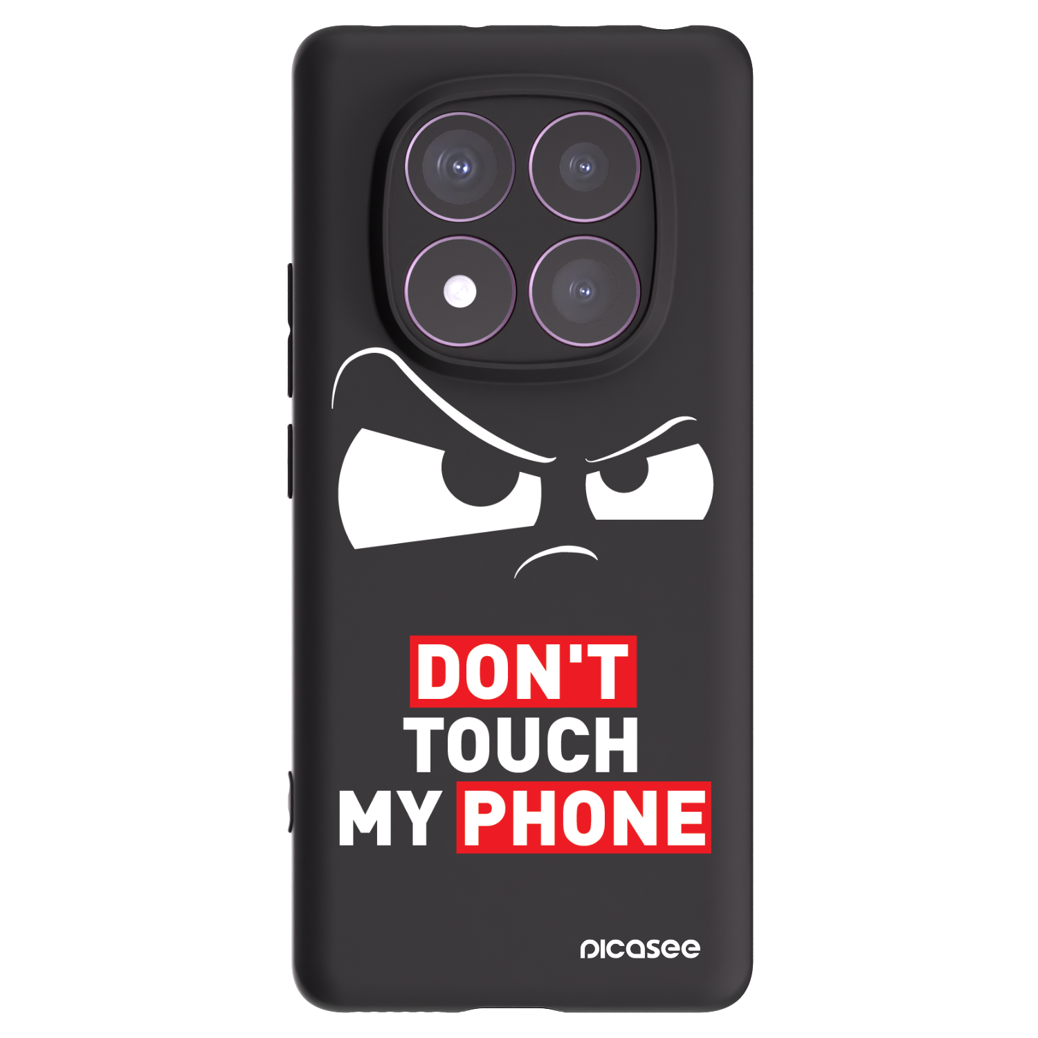 Picasee silikonski črni ovitek za Xiaomi Redmi Note 14 Pro 4G - Cloudy Eye - Transparent