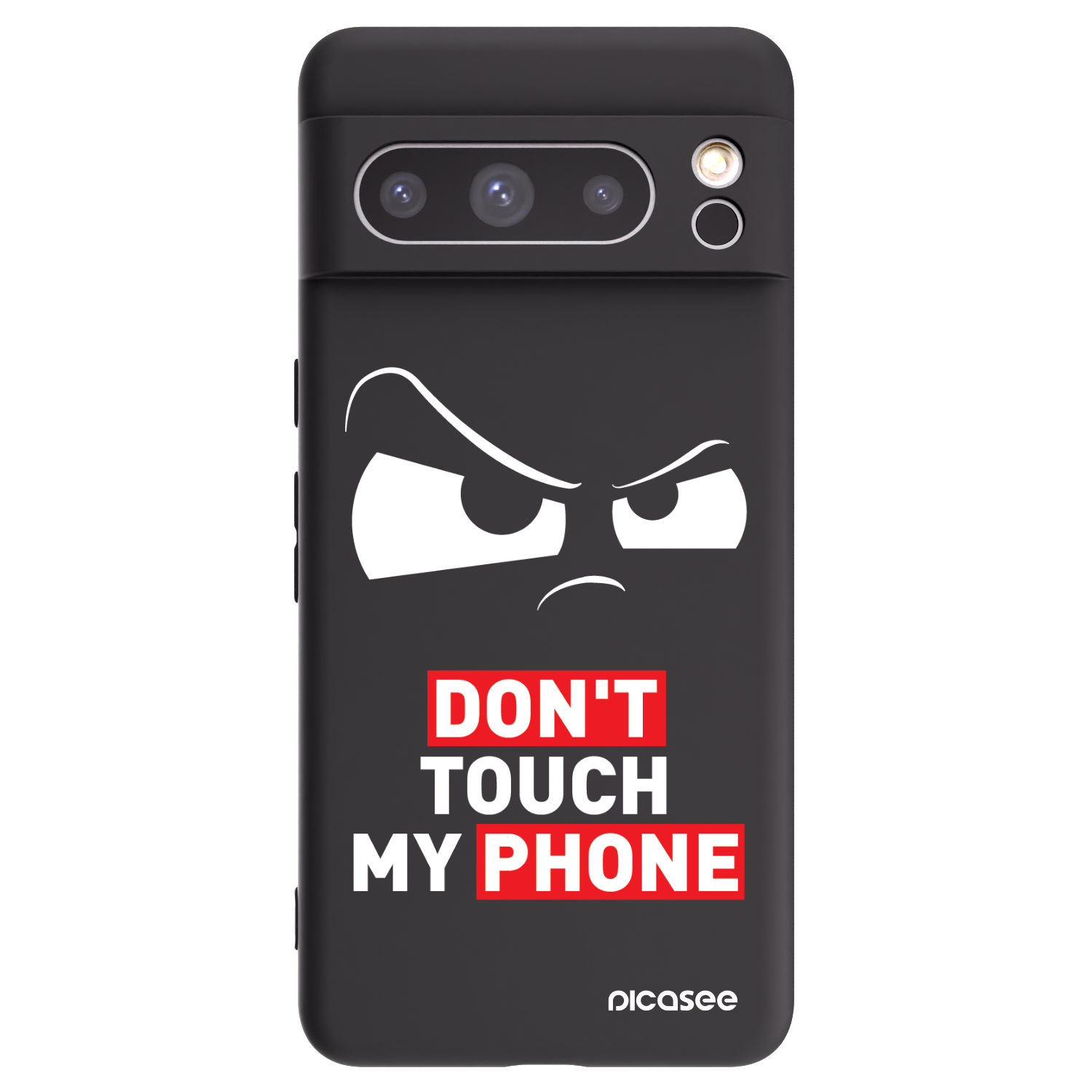 Picasee silikonski črni ovitek za Google Pixel 8 Pro - Cloudy Eye - Transparent