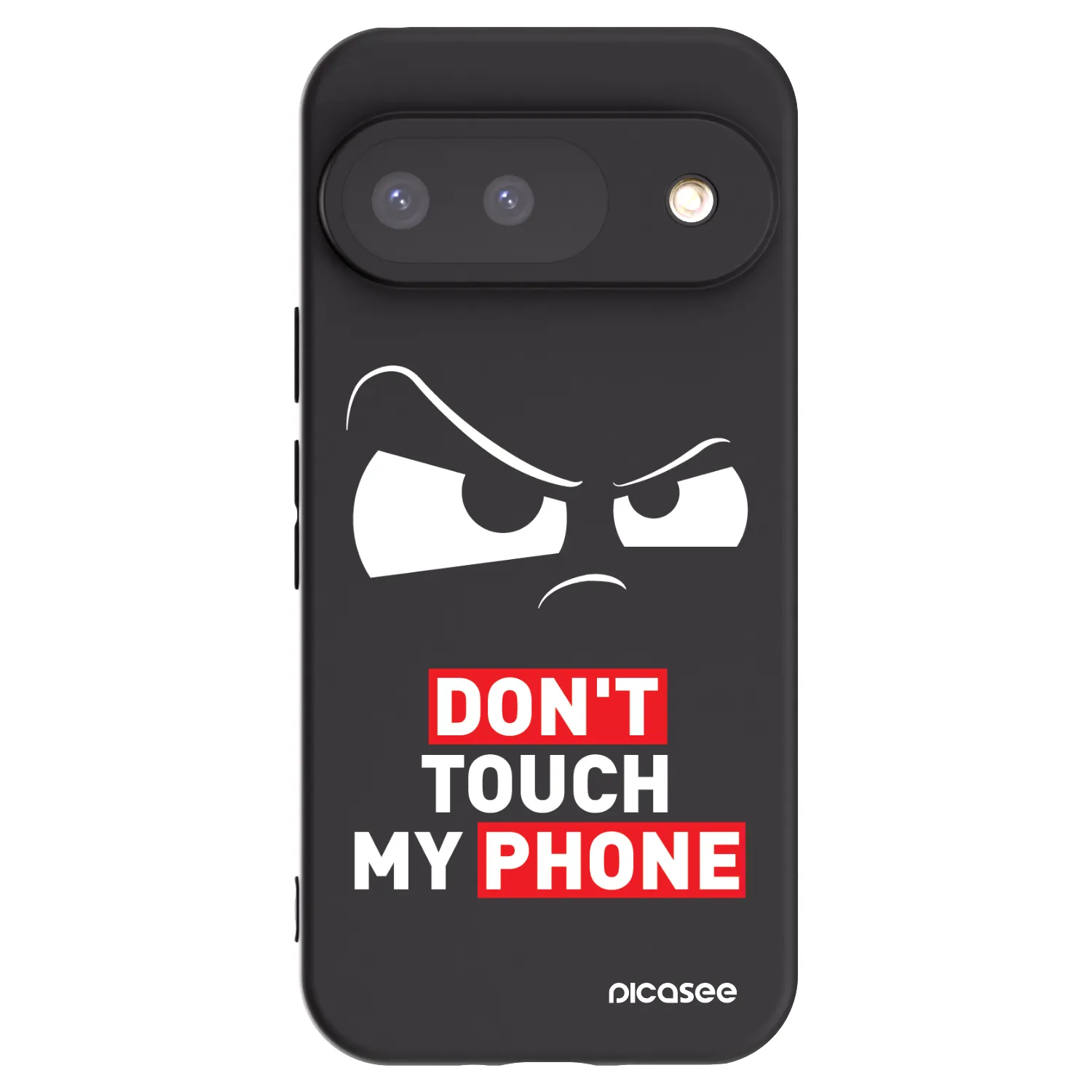 Picasee silikonski črni ovitek za Google Pixel 9 - Cloudy Eye - Transparent